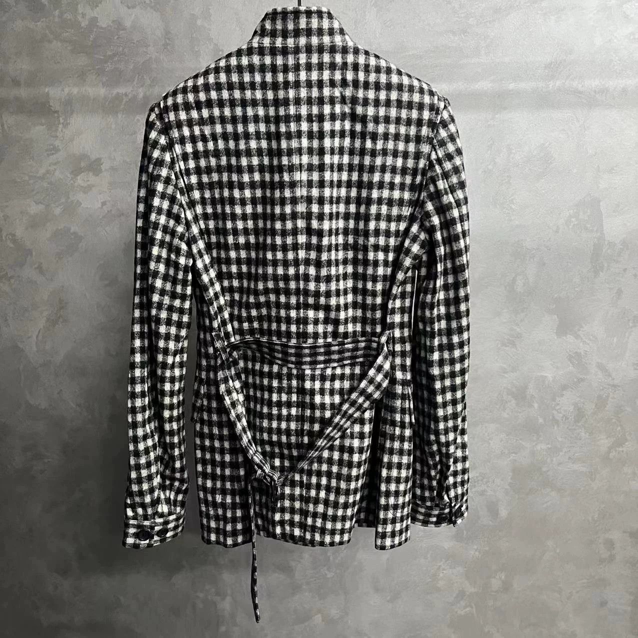 Dior Dior Wool Plaid Black Hoodie 44 Men Size US L / EU 52-54 / 3 - 7 Thumbnail
