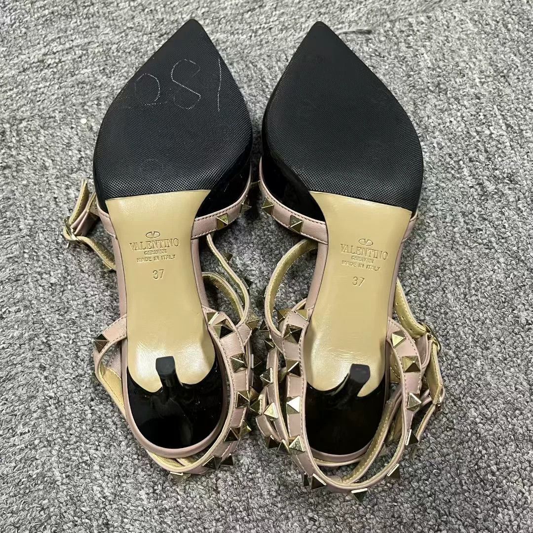 Valentino Valentino Leather Black Lowtop Sneakers 37 Women Size US 6.5 / IT 36.5 - 3 Thumbnail