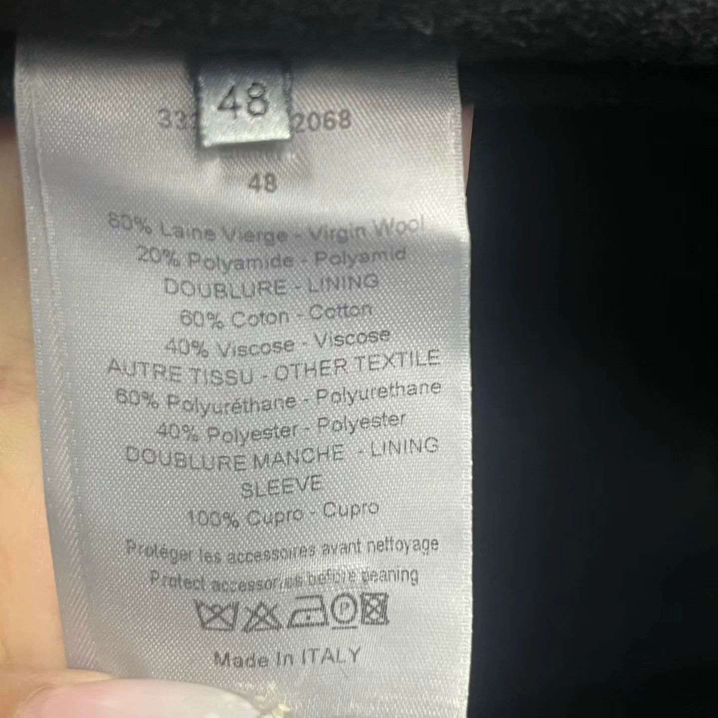 Dior Dior Long Black T-Shirt 48 Women Size XL / US 12-14 / IT 48-50 - 3 Thumbnail