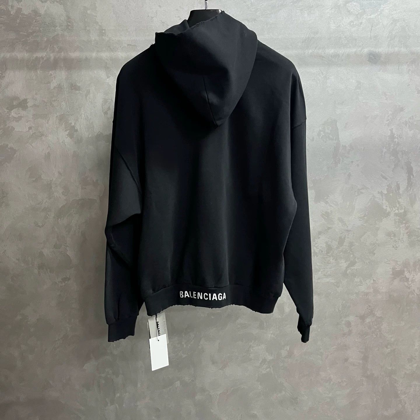 Balenciaga Balenciaga Retro Embroidered Black Hoodie XXS Men Size US XXS / EU 40 - 5 Thumbnail
