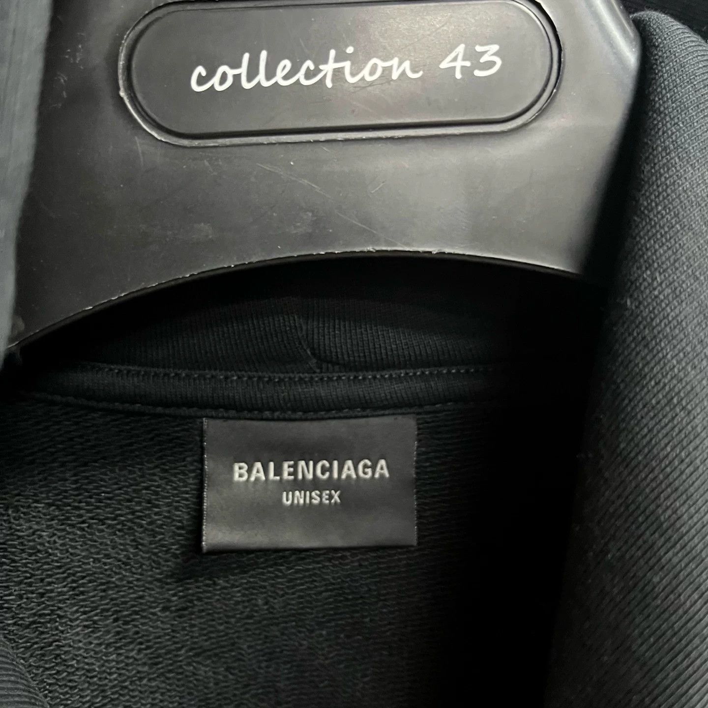 Balenciaga Balenciaga Retro Embroidered Black Hoodie XXS Men Size US XXS / EU 40 - 2 Thumbnail