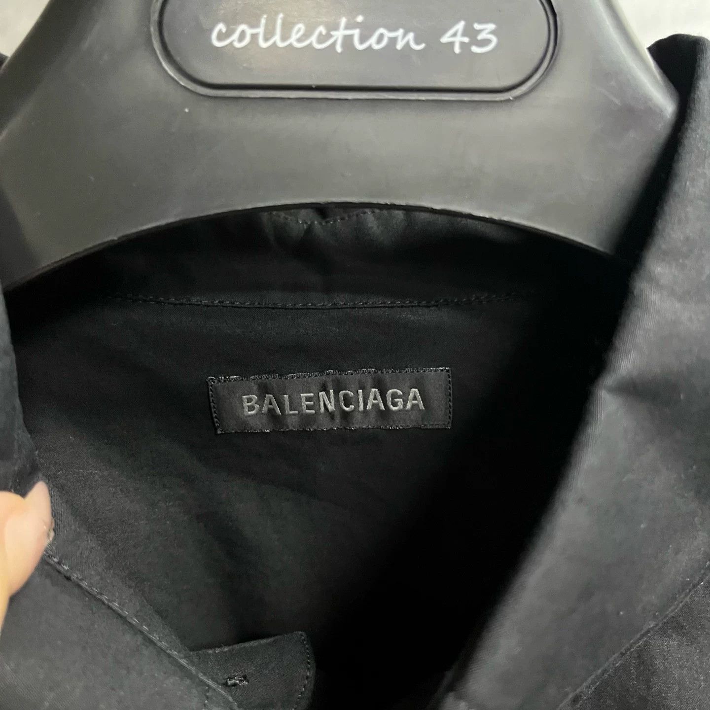 Balenciaga Balenciaga Printed Black Hoodie 40 Men Size US M / EU 48-50 / 2 - 2 Thumbnail