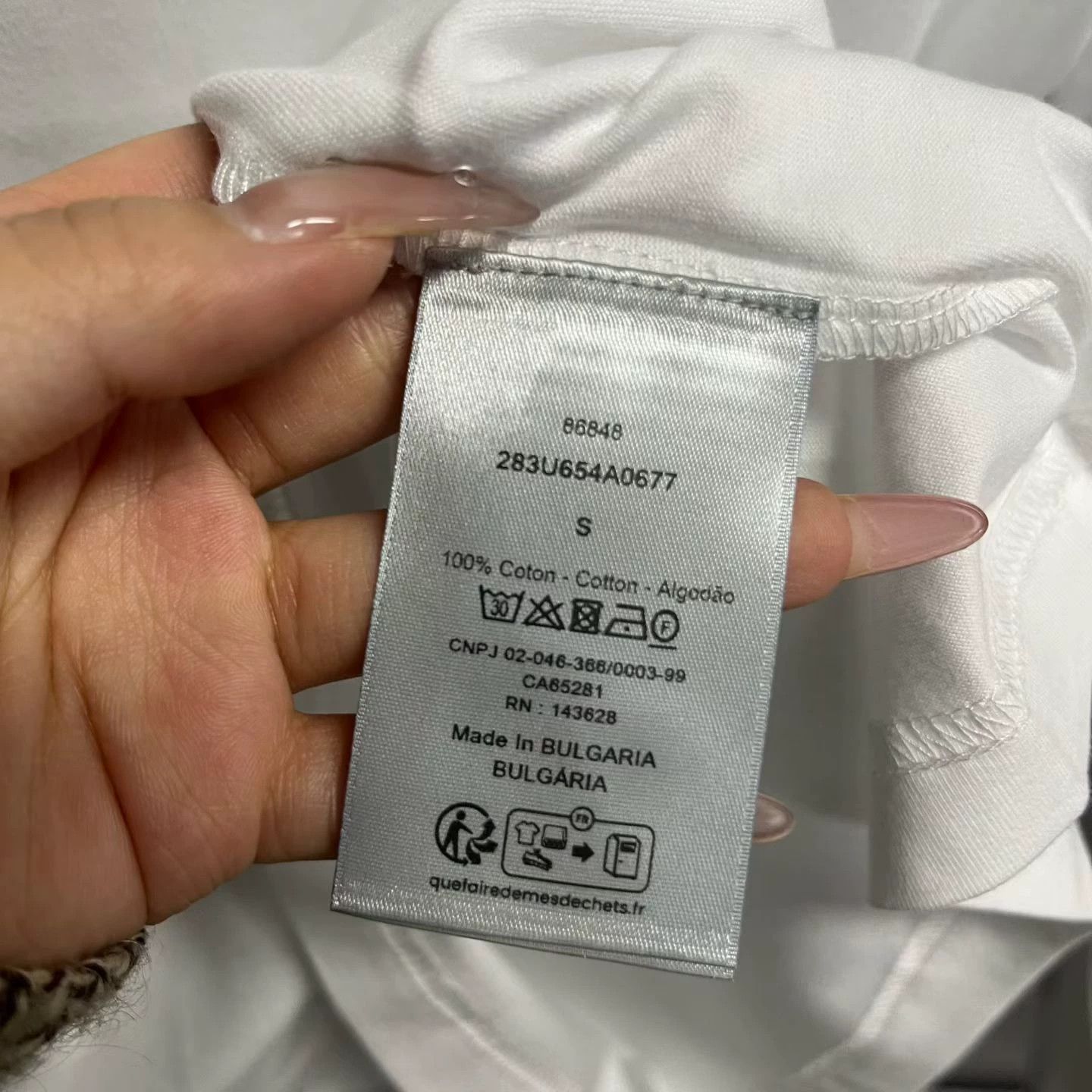Dior Dior Embroidered White T-Shirt XS Women Size XS / US 0-2 / IT 36-38 - 4 Thumbnail