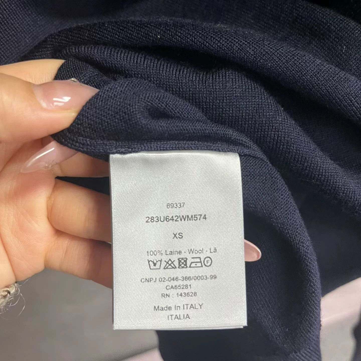 Dior Dior Knit Embroidered Blue T-Shirt XS Women Size XS / US 0-2 / IT 36-38 - 3 Thumbnail