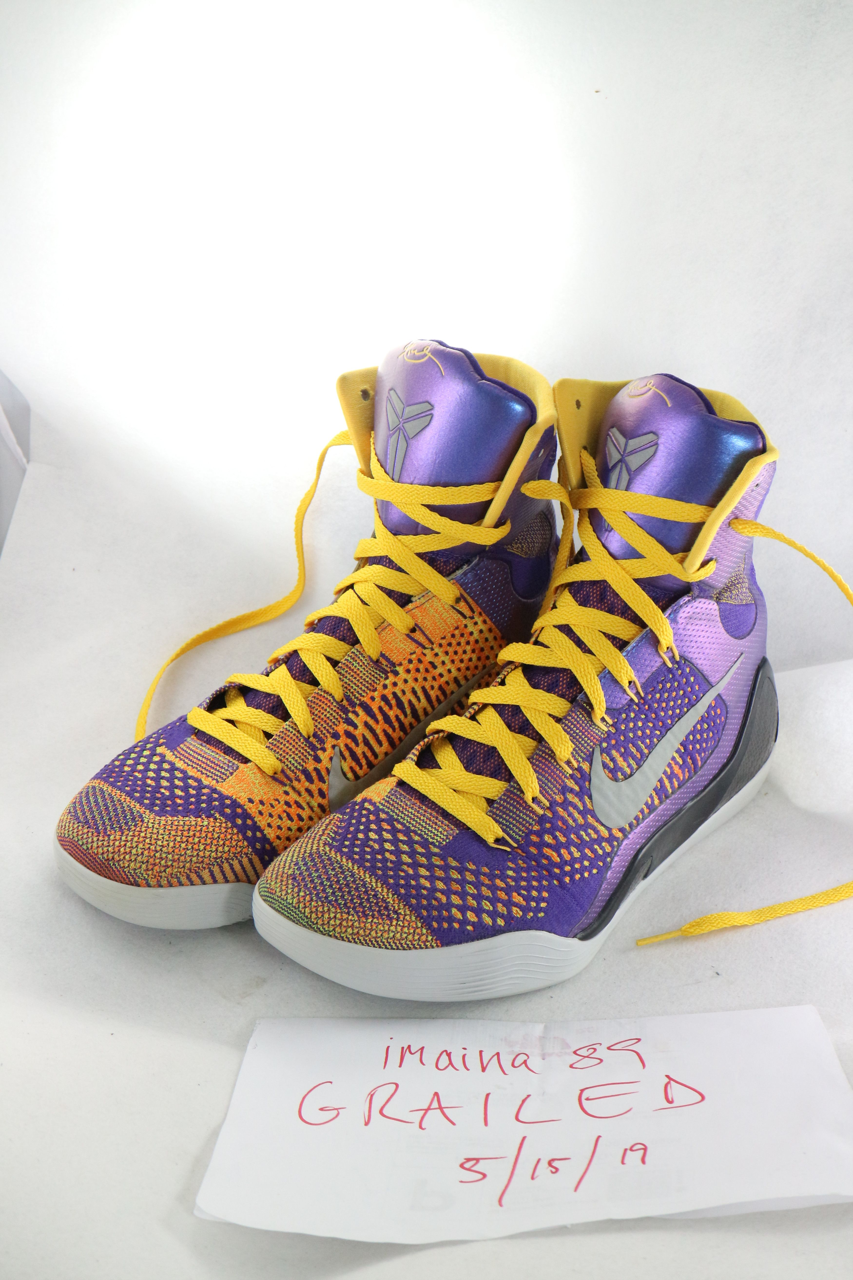 Nike NIKE Kobe 9 IX Elite Showtime LA Lakers Sneakers Grailed