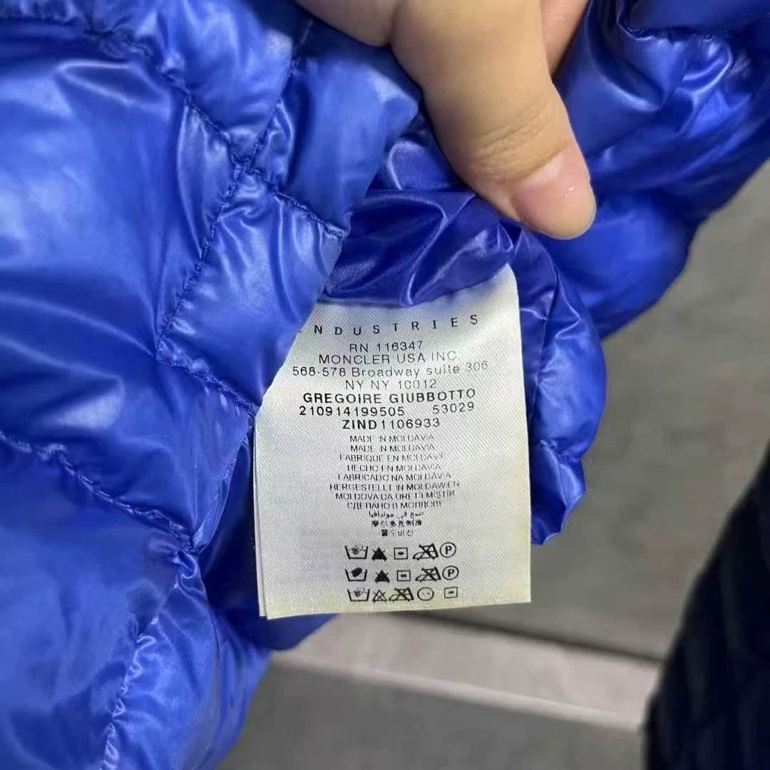 Moncler Moncler Retro Blue Down Jacket 1 Women Size XS / US 0-2 / IT 36-38 - 3 Thumbnail