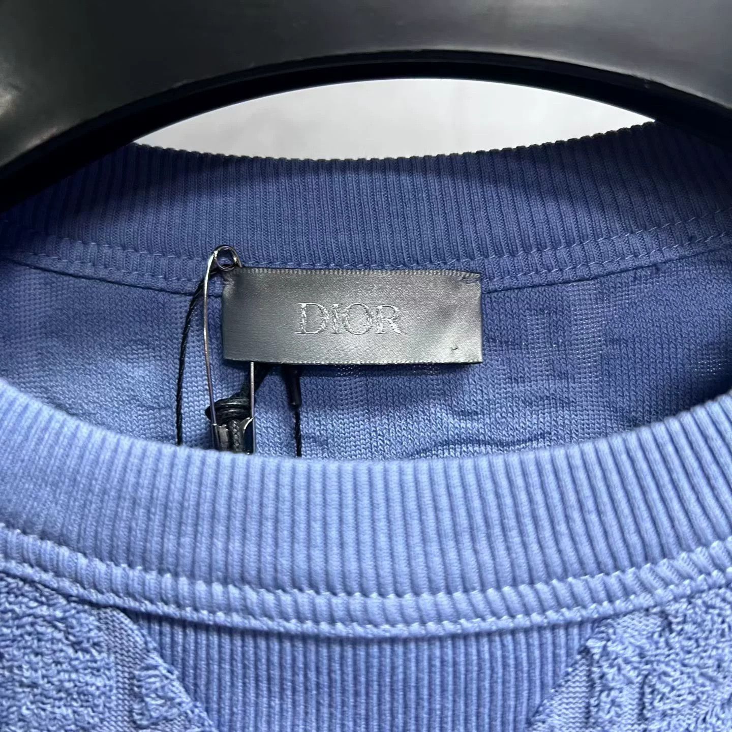Dior Dior Retro Oversized Blue T-Shirt M Women Size M / US 6-8 / IT 42-44 - 2 Thumbnail