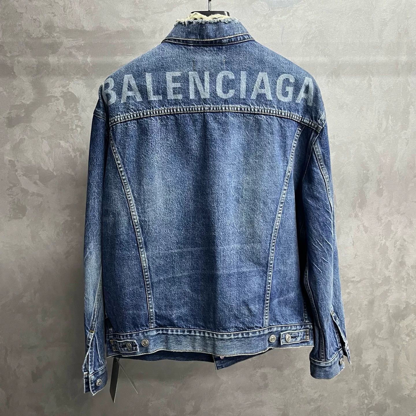 Balenciaga Balenciaga Casual Denim Blue Hoodie 44 Men Size US L / EU 52-54 / 3 - 5 Thumbnail