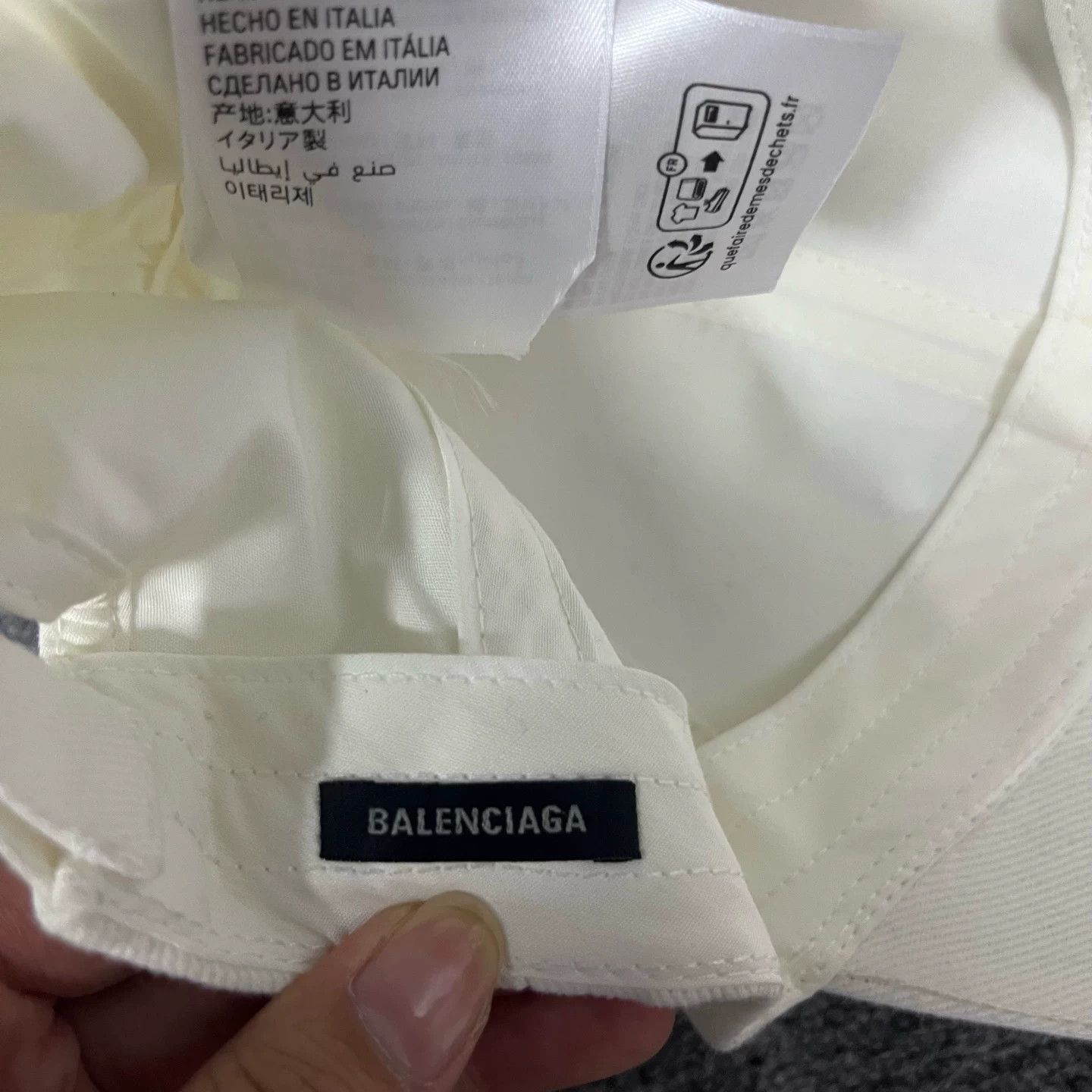 Balenciaga Balenciaga Cotton White Hoodie Men Size US M / EU 48-50 / 2 - 3 Thumbnail