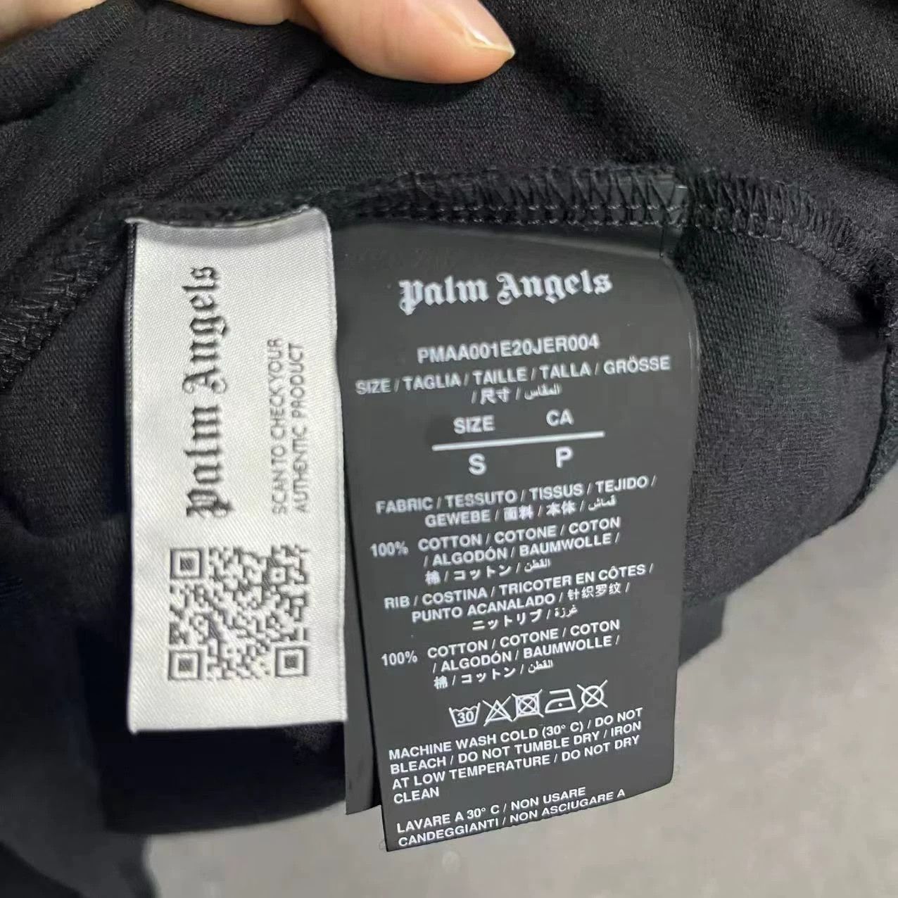 Palm Angels Palm Angels Printed Graphic Black Hoodie XS Men Size US XS / EU 42 / 0 - 3 Thumbnail
