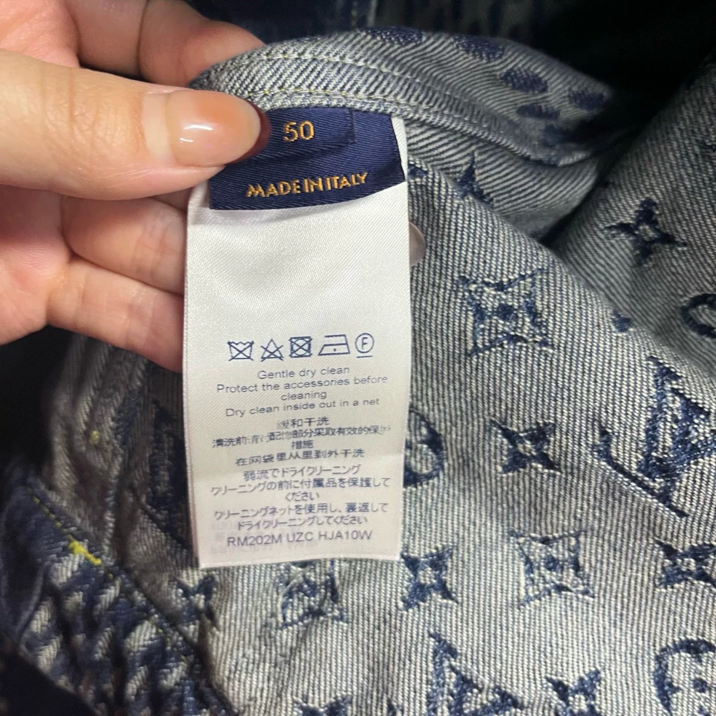 Louis Vuitton Louis Vuitton Blue Collab Designer Size 4XL / US 24-26 - 3 Thumbnail