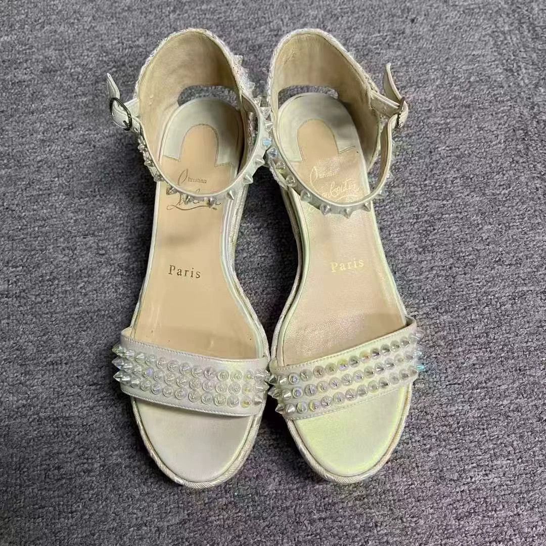 Christian Louboutin Christian Louboutin Leather Lowtop Sneakers 36 Women Size US 6 / IT 36 - 2 Thumbnail