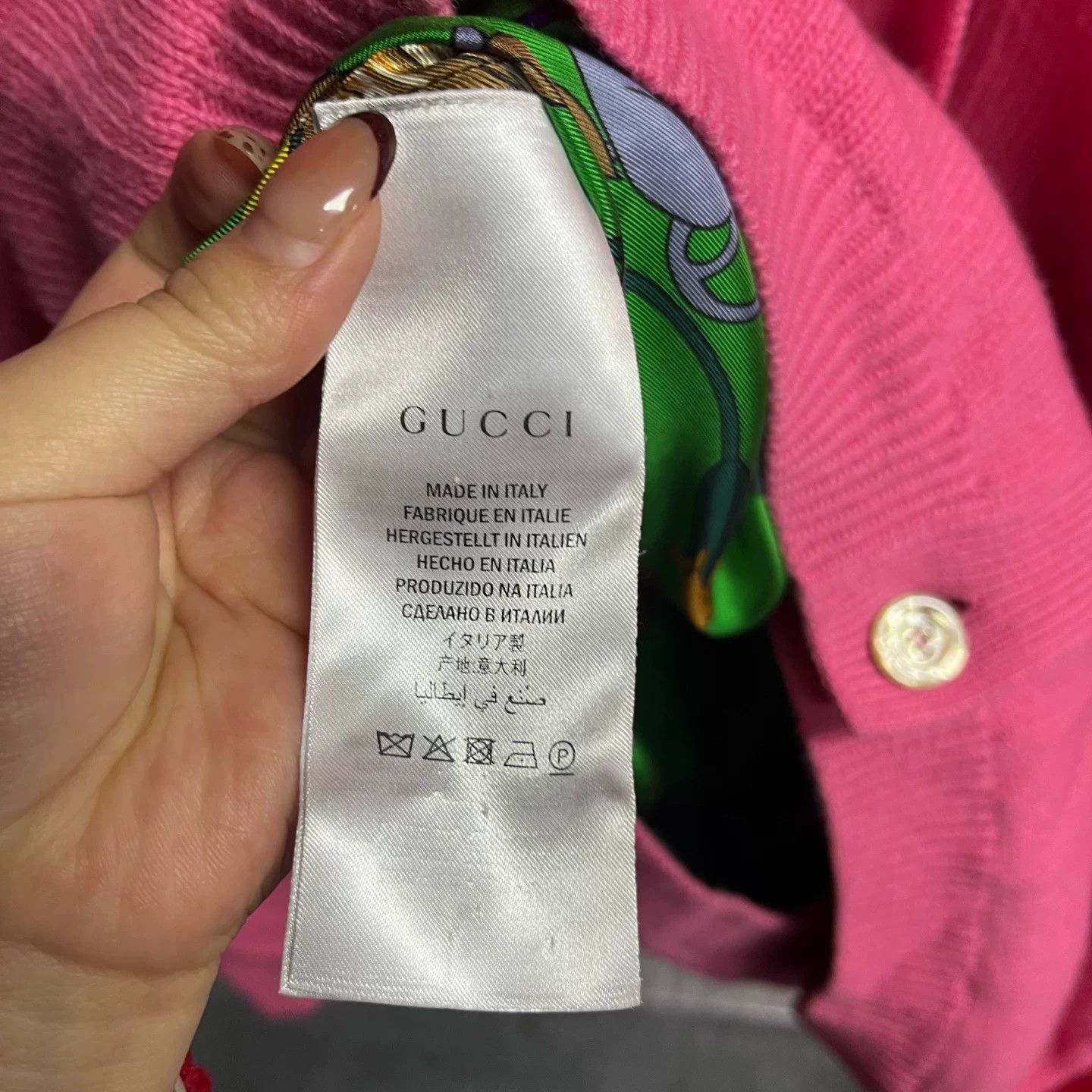 Gucci Gucci Knit Printed Pink T-Shirt M Women Size M / US 6-8 / IT 42-44 - 4 Thumbnail
