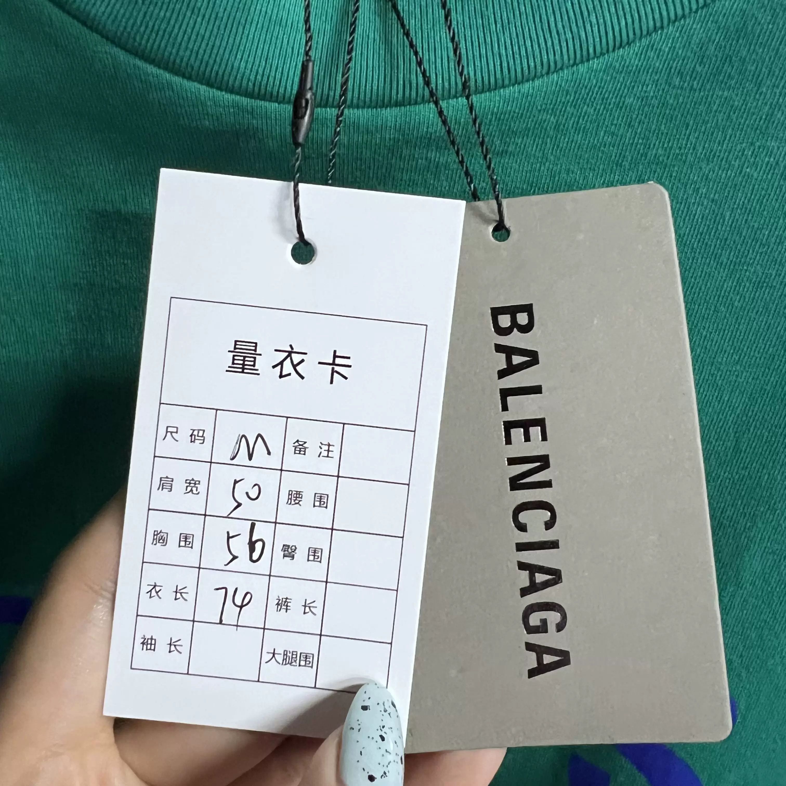 Balenciaga Balenciaga Embroidered Green Hoodie M Men Size US M / EU 48-50 / 2 - 3 Thumbnail