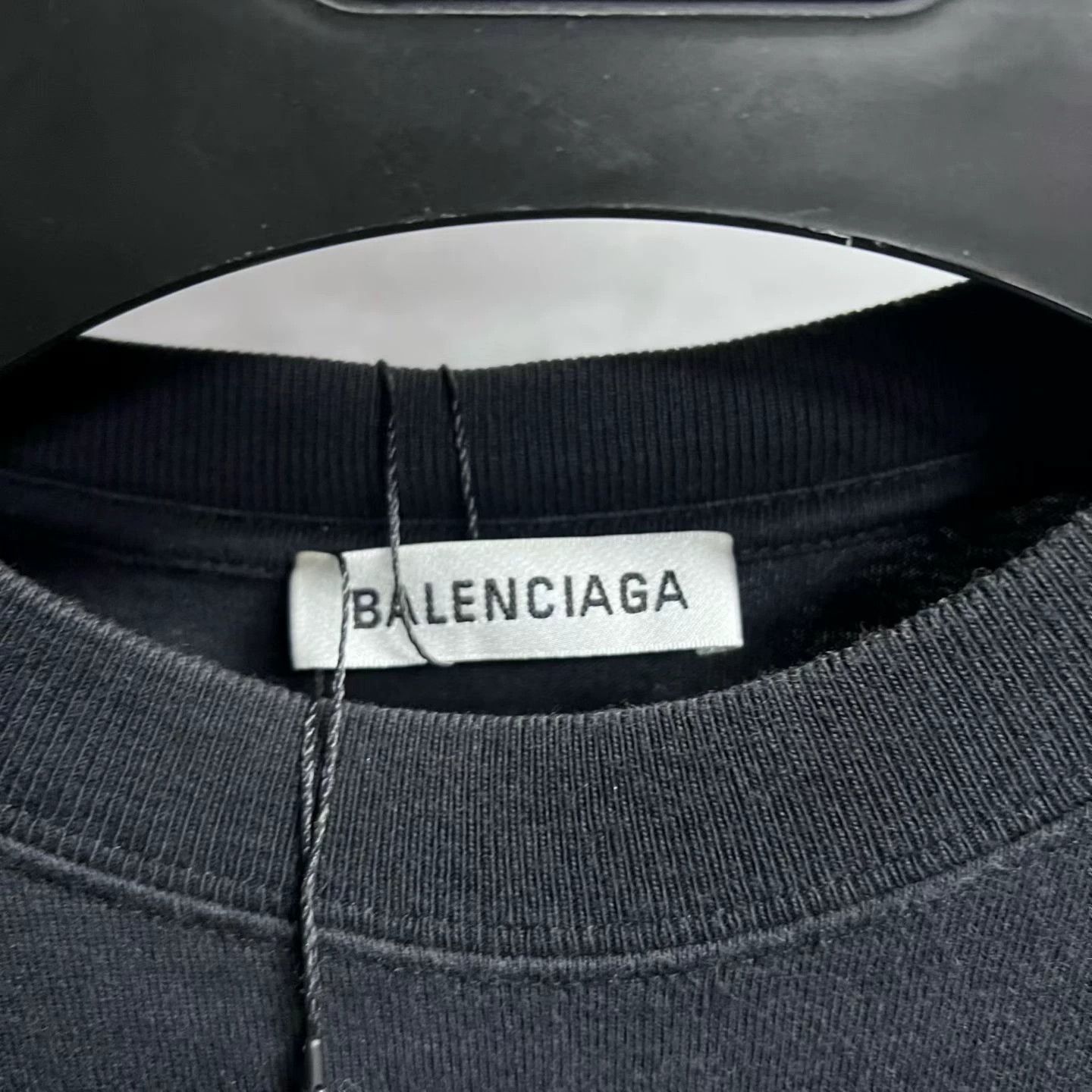 Balenciaga Balenciaga Printed Black Hoodie XS Men Size US XS / EU 42 / 0 - 2 Thumbnail
