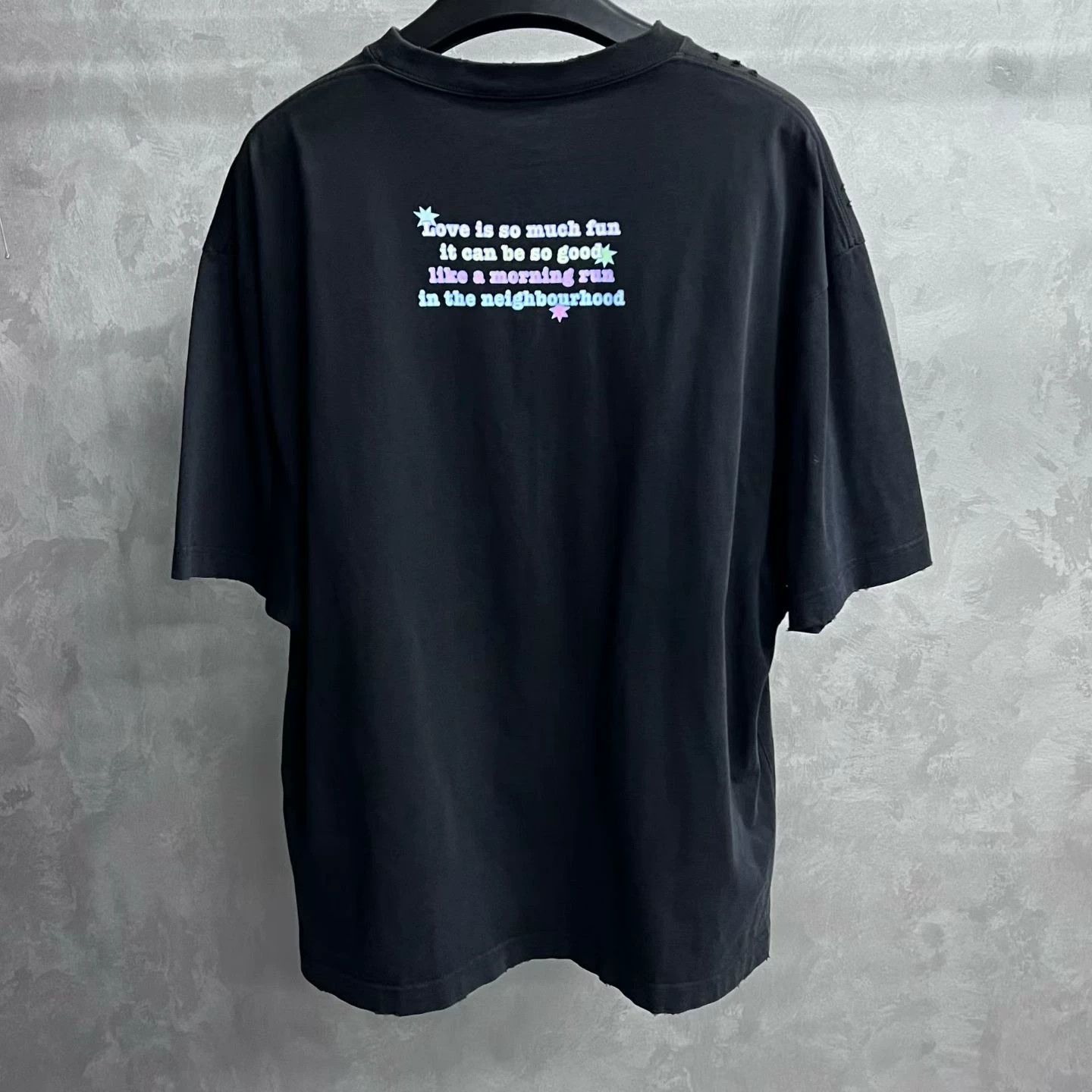 Balenciaga Balenciaga Printed Black Hoodie S Men Size US S / EU 44-46 / 1 - 5 Thumbnail