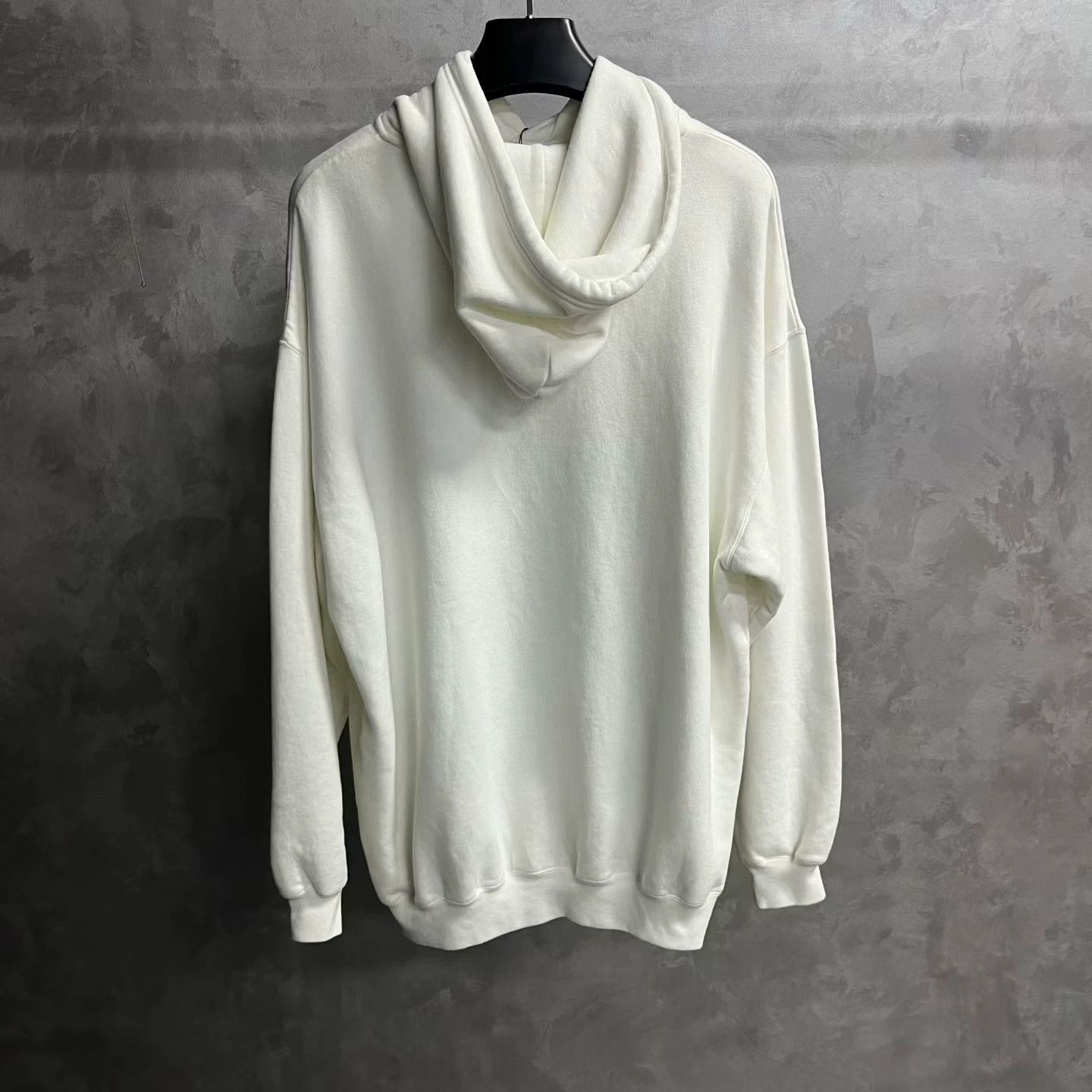 Balenciaga Balenciaga Retro Cotton White Hoodie XS Men Size US XS / EU 42 / 0 - 5 Thumbnail