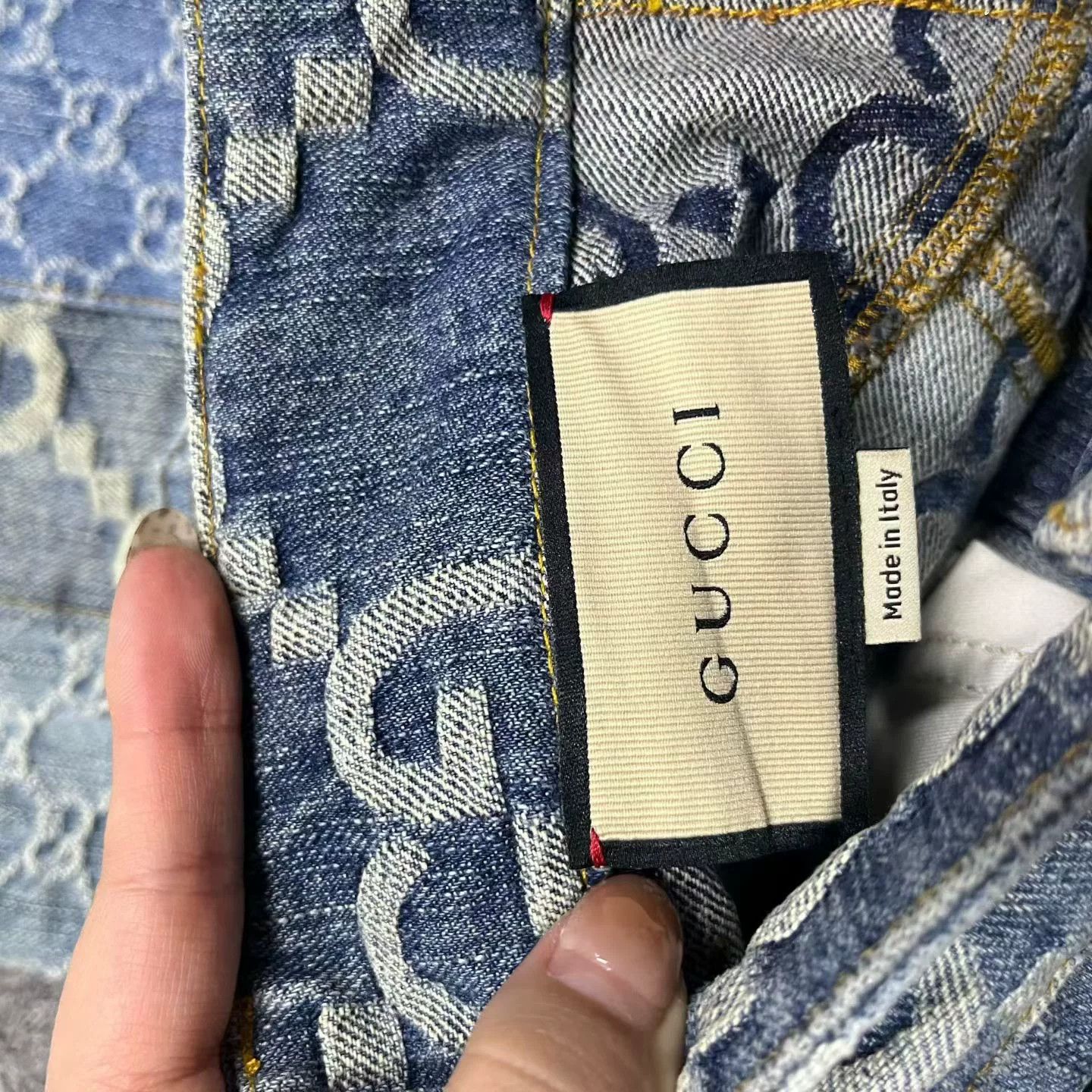 Gucci Gucci Retro Printed Blue T-Shirt 24 Women Size XS / US 0-2 / IT 36-38 - 2 Thumbnail