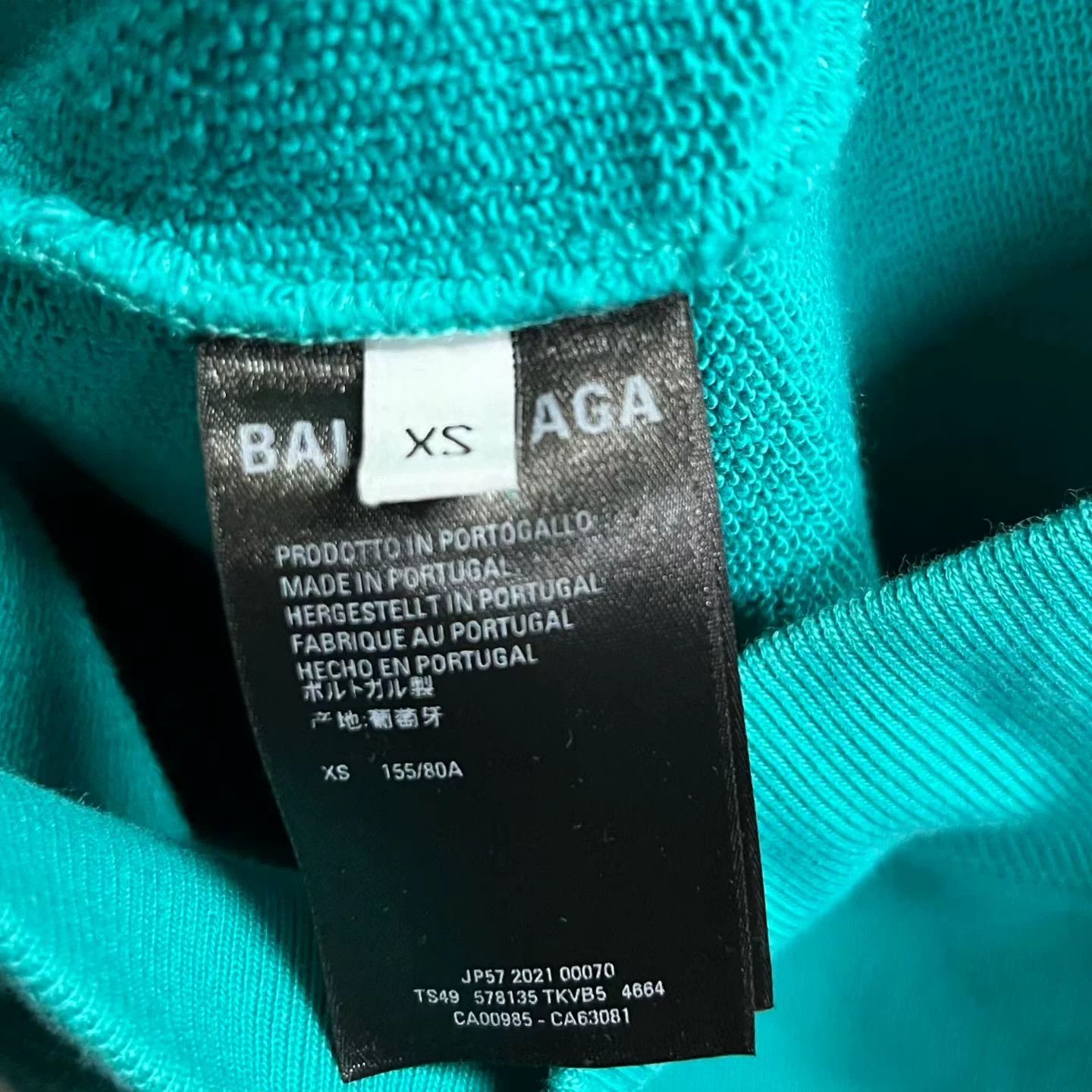 Balenciaga Balenciaga Retro Embroidered Blue Hoodie XS Men Size US XS / EU 42 / 0 - 3 Thumbnail