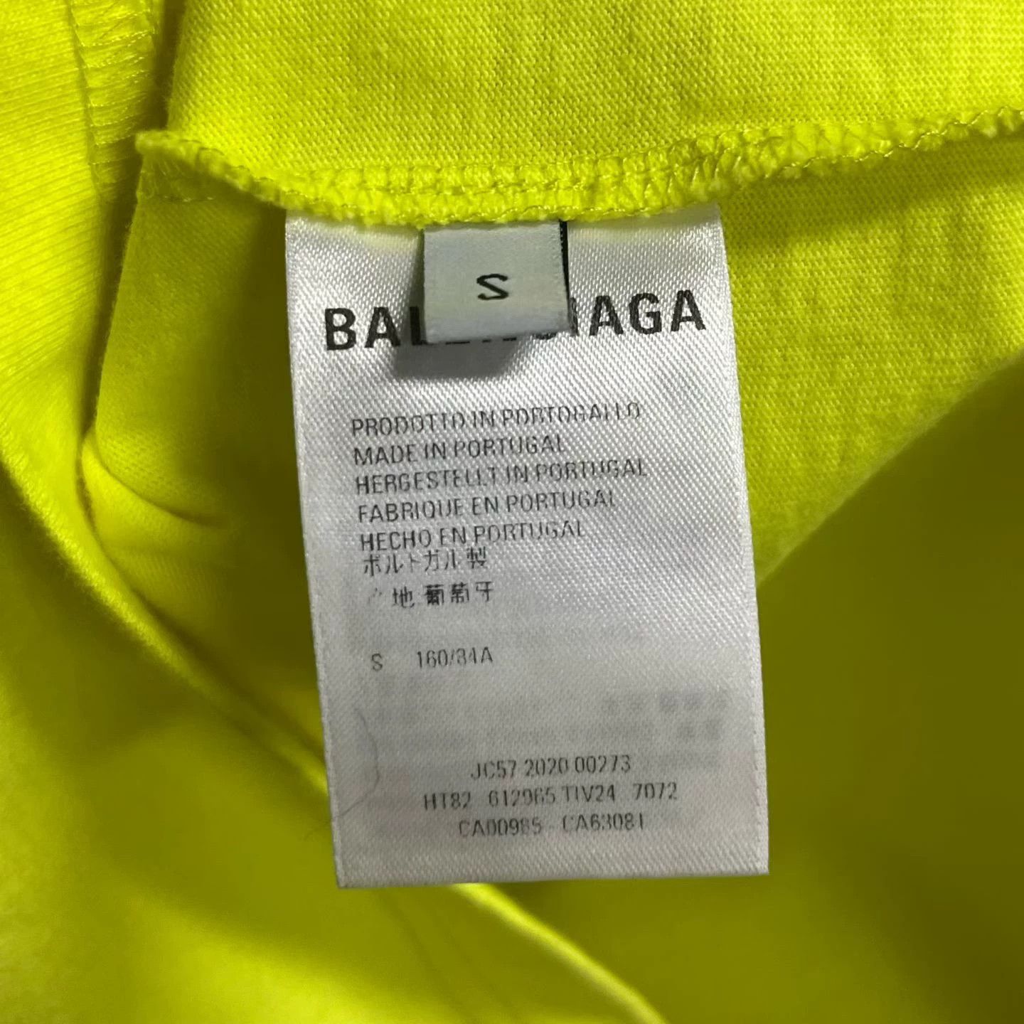 Balenciaga Balenciaga Retro Printed Yellow Hoodie S Men Size US S / EU 44-46 / 1 - 3 Thumbnail