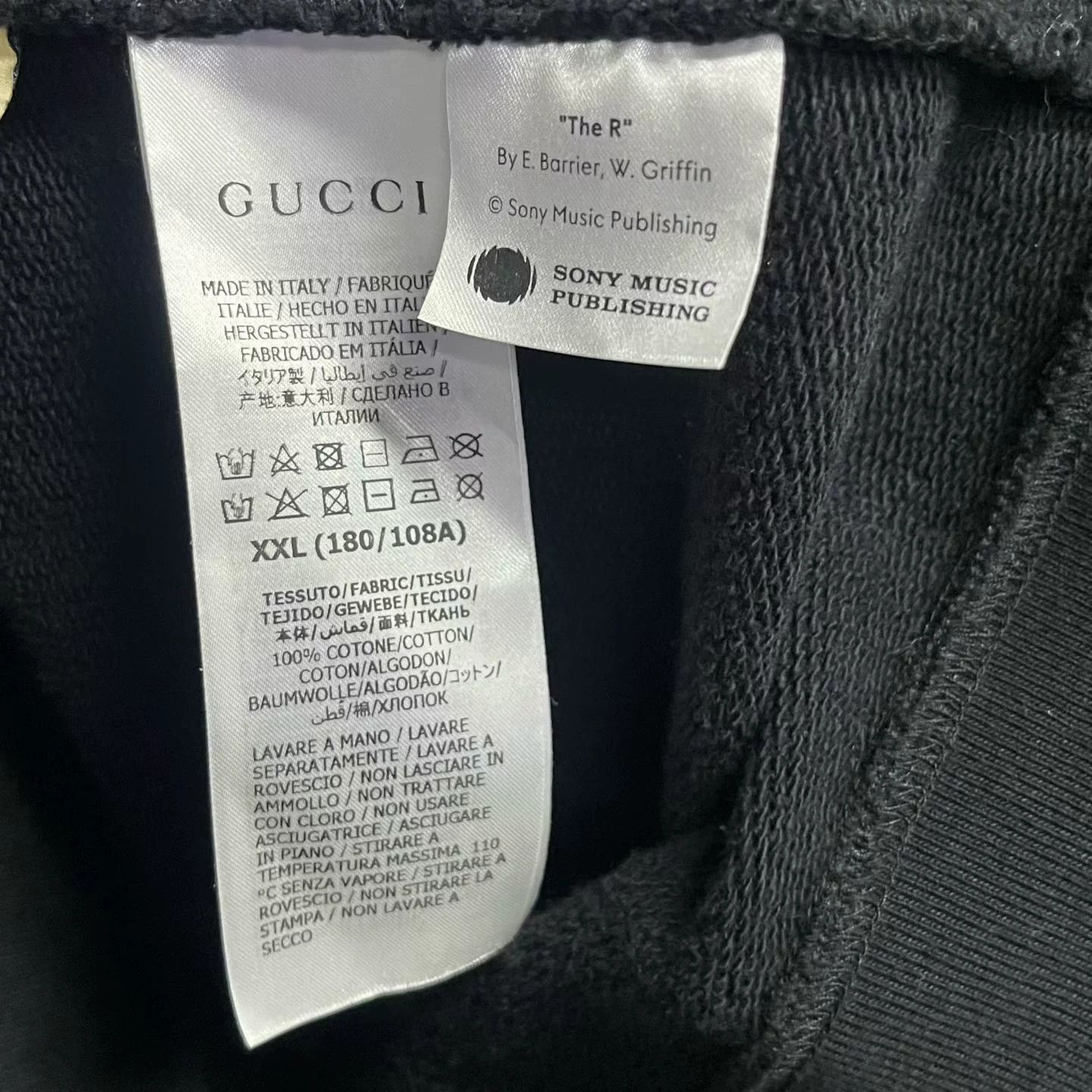 Gucci Gucci Retro Graphic Black T-Shirt XXL Women Size XXL / US 16-18 / IT 52-54 - 3 Thumbnail