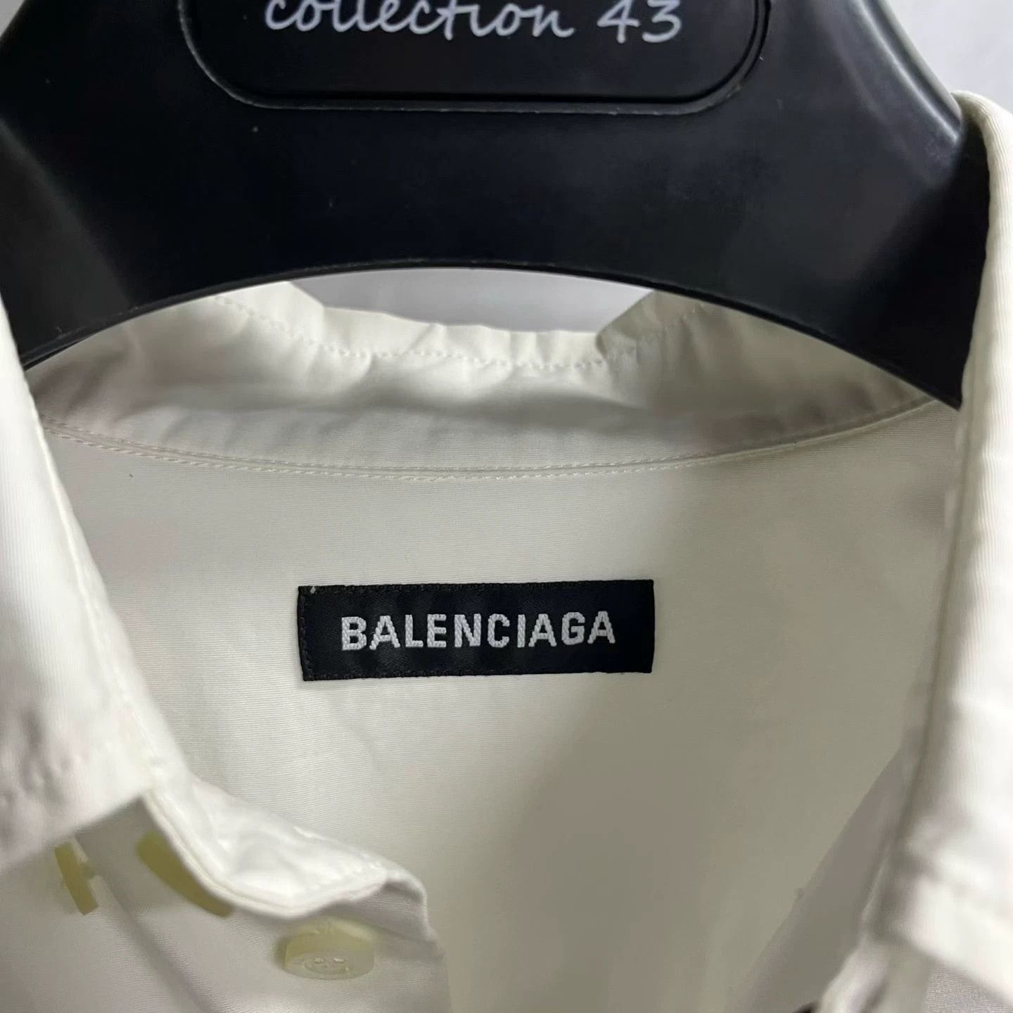 Balenciaga Balenciaga Printed Graphic White Hoodie 37 Men Size US S / EU 44-46 / 1 - 2 Thumbnail