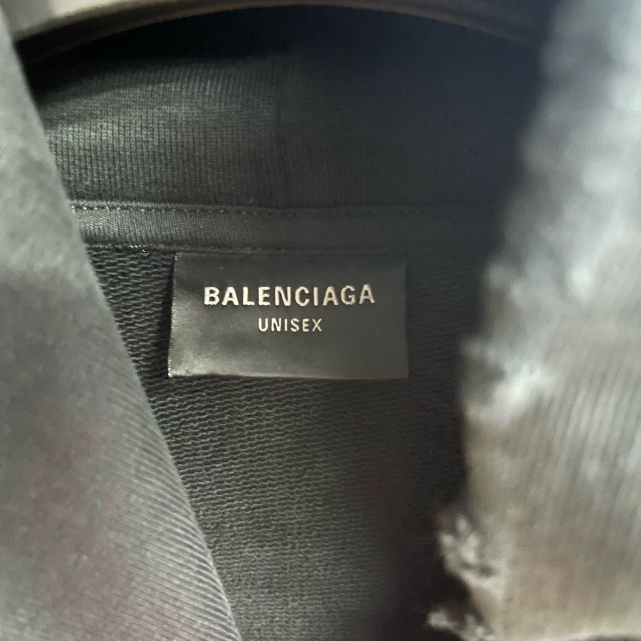Balenciaga Balenciaga Printed Black Hoodie L Men Size US L / EU 52-54 / 3 - 2 Thumbnail