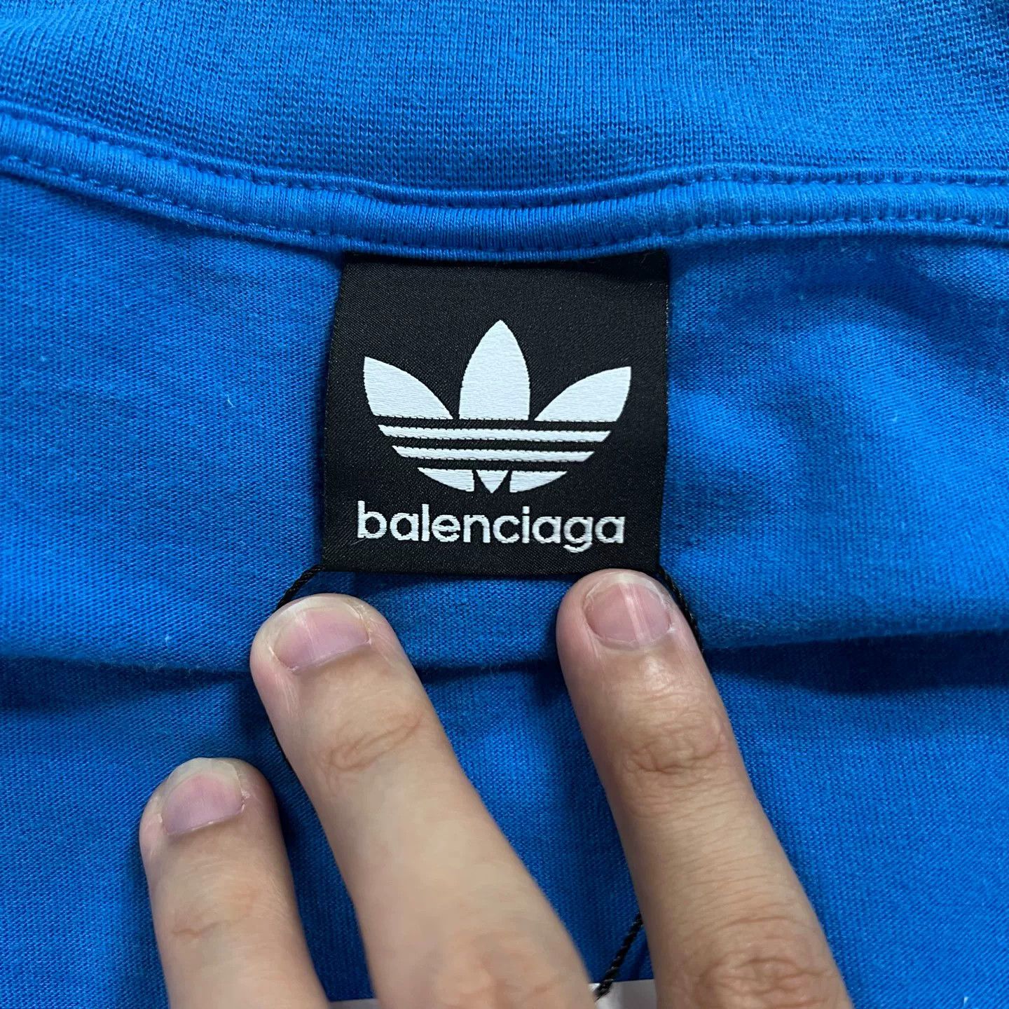 Balenciaga Balenciaga Retro Graphic Blue Hoodie 2 Men Size US XS / EU 42 / 0 - 3 Thumbnail
