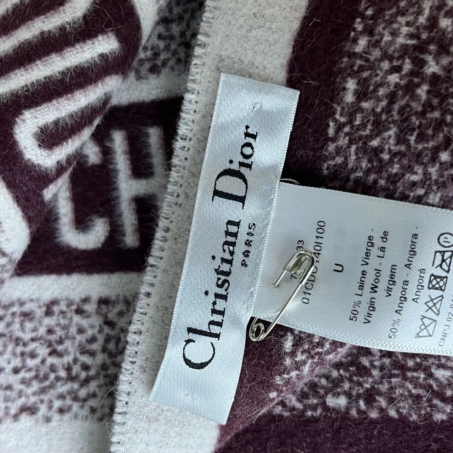Dior Dior Wool Printed Red Hoodie Men Size US M / EU 48-50 / 2 - 4 Thumbnail