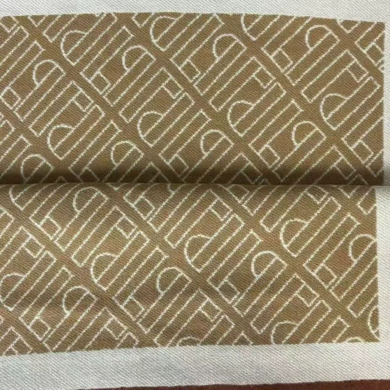 Loro Piana Loro Piana Printed Brown Scarf Men Size ONE SIZE - 5 Thumbnail