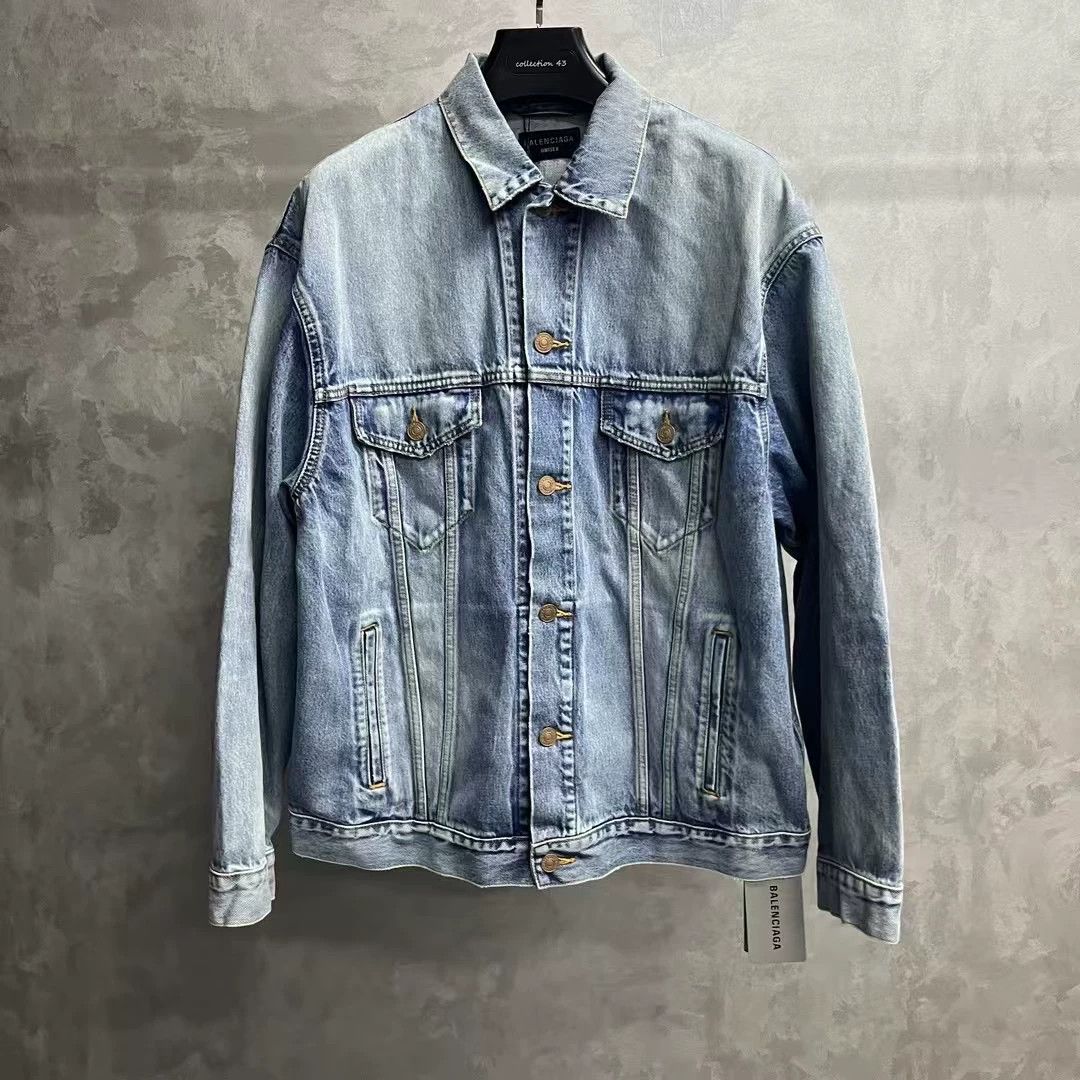 Balenciaga Balenciaga Distressed Blue Hoodie XS Men Size US XS / EU 42 / 0 - 2 Thumbnail
