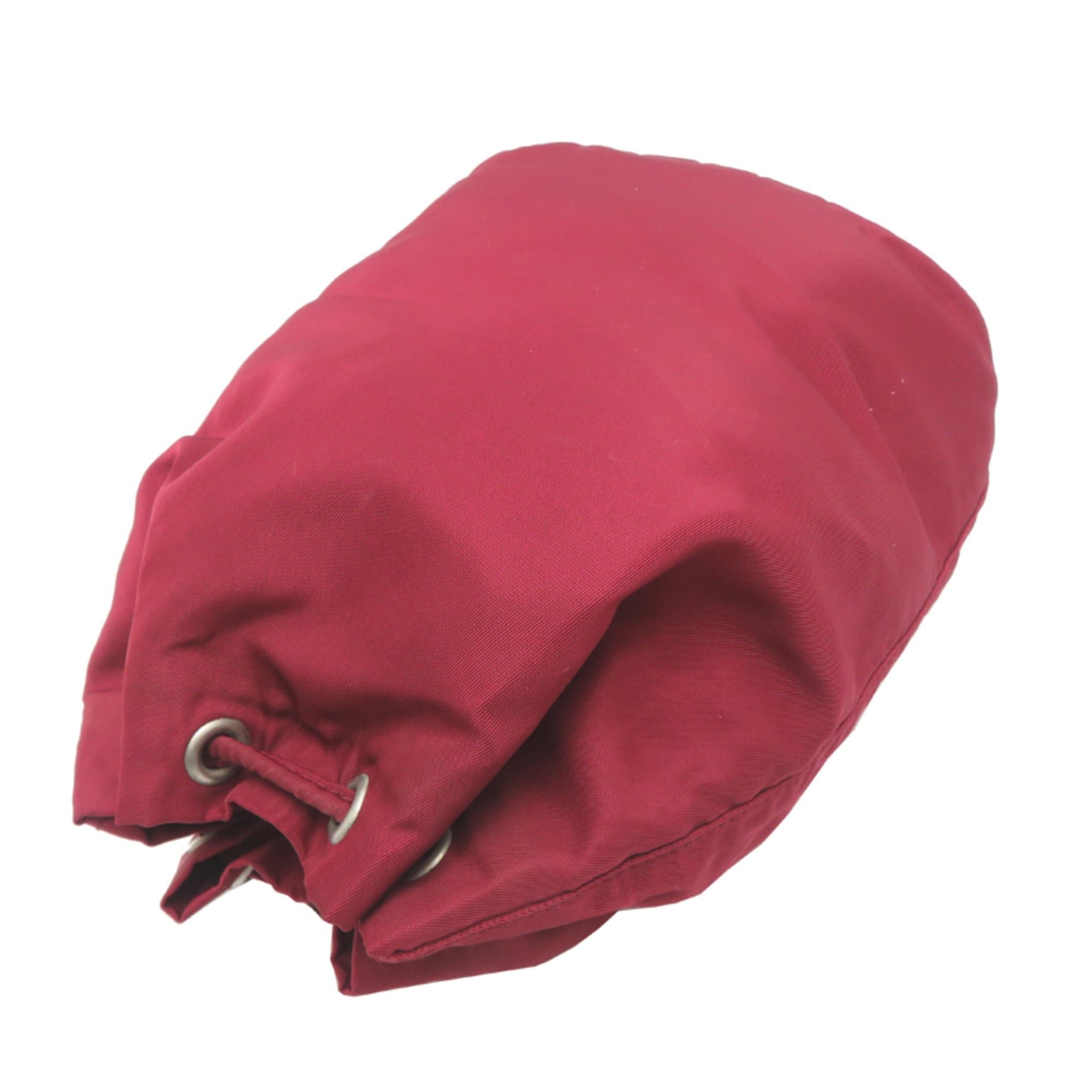 Prada Prada drawstring pouch for women, nylon, red. Size ONE SIZE - 4 Thumbnail