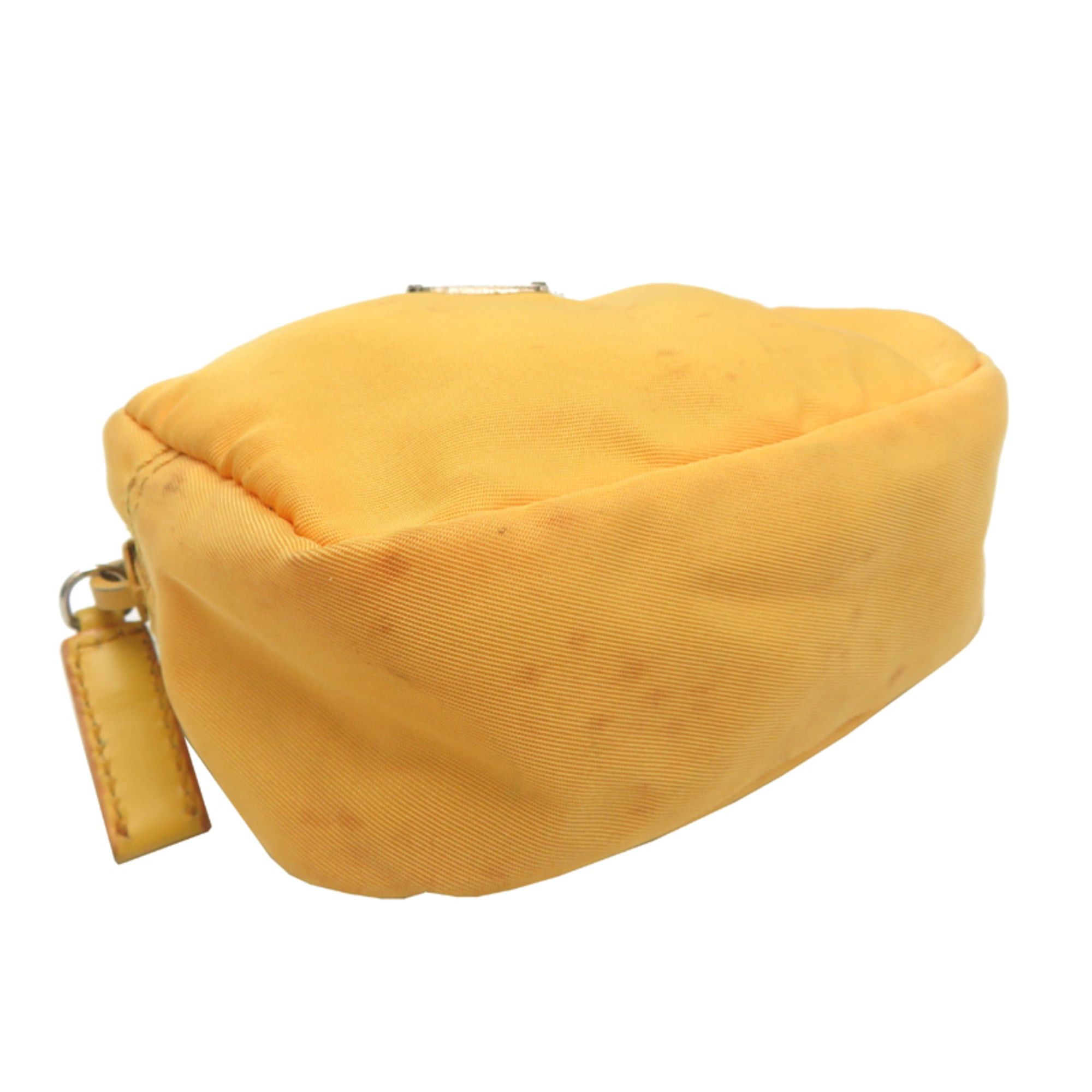 Prada Prada Women's Nylon Pouch, Yellow Size ONE SIZE - 3 Thumbnail