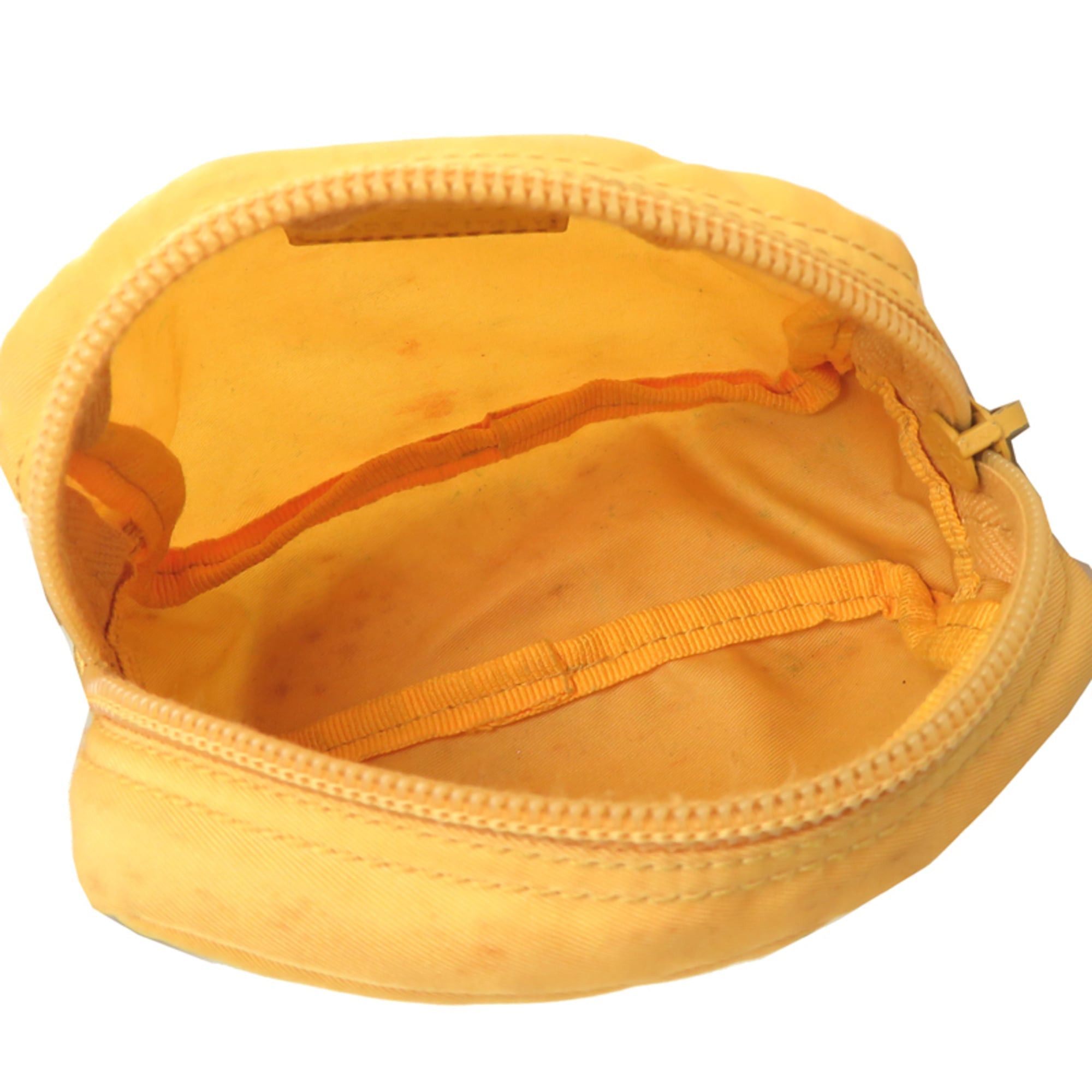 Prada Prada Women's Nylon Pouch, Yellow Size ONE SIZE - 5 Thumbnail