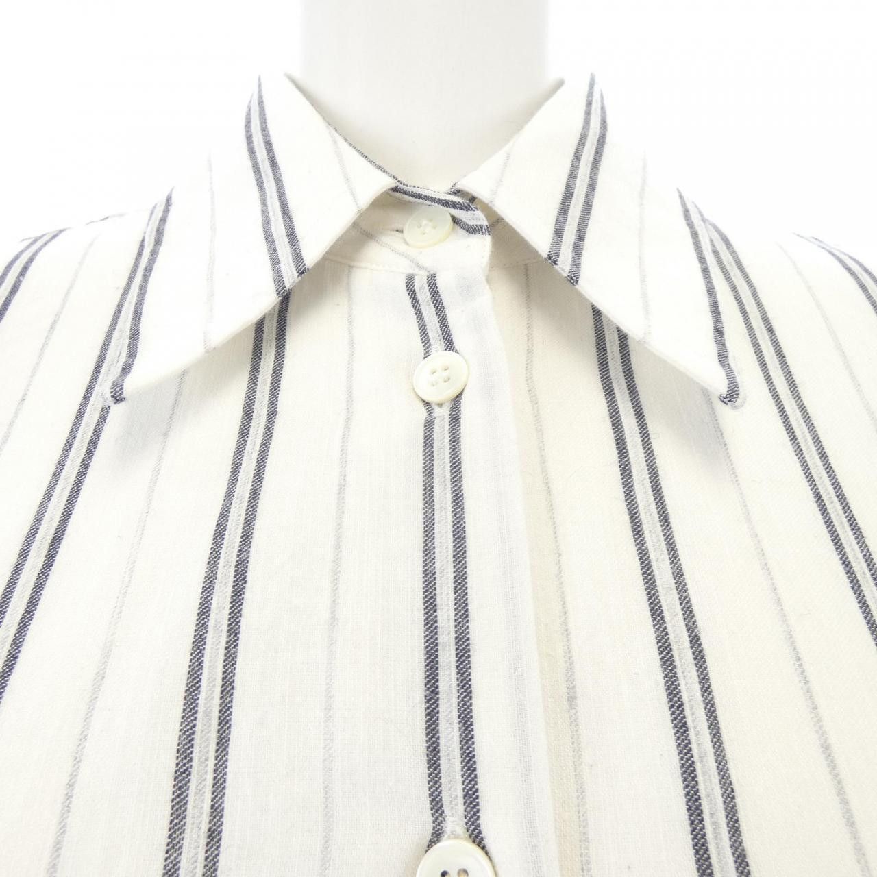 Maison Margiela MM6 Maison Margiela MM6 Maison Margiela Stripe Shirt Textile Dress Shirt S52DL0195 DUTY FREE for USA Size ONE SIZE - 6 Thumbnail