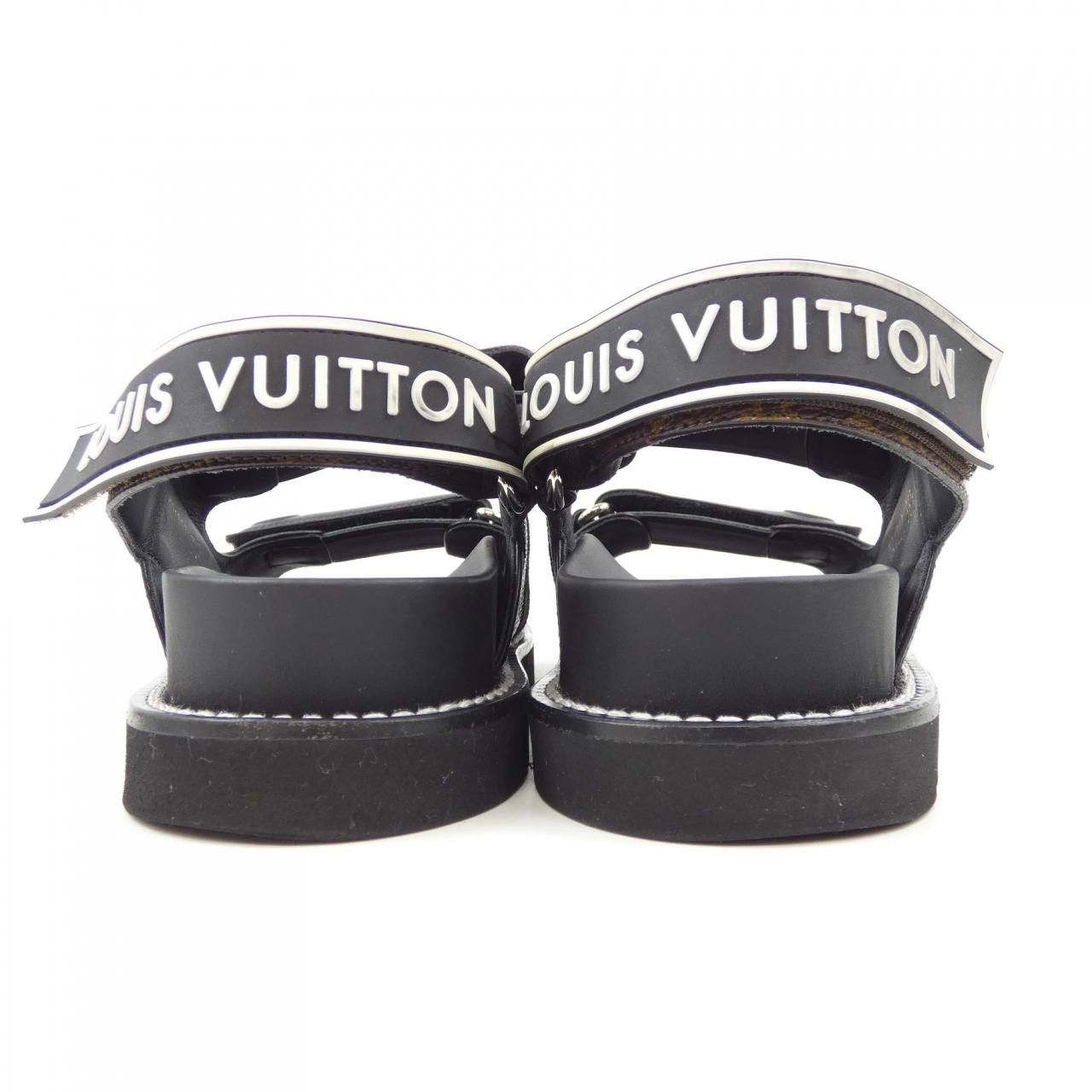 Louis Vuitton Louis Vuitton Louis Vuitton Paseo Line Sandals Leather Shoes DUTY FREE for USA Size ONE SIZE - 5 Thumbnail