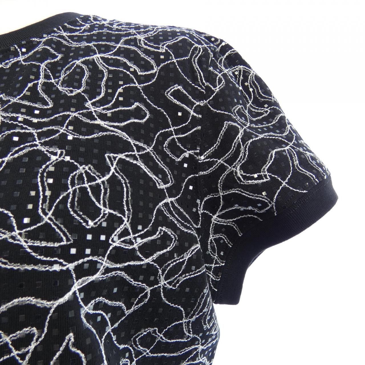 Chanel Chanel Chanel LOOK48 T Shirt Textile T-Shirts P78741K11351 DUTY FREE for USA Size ONE SIZE - 7 Thumbnail