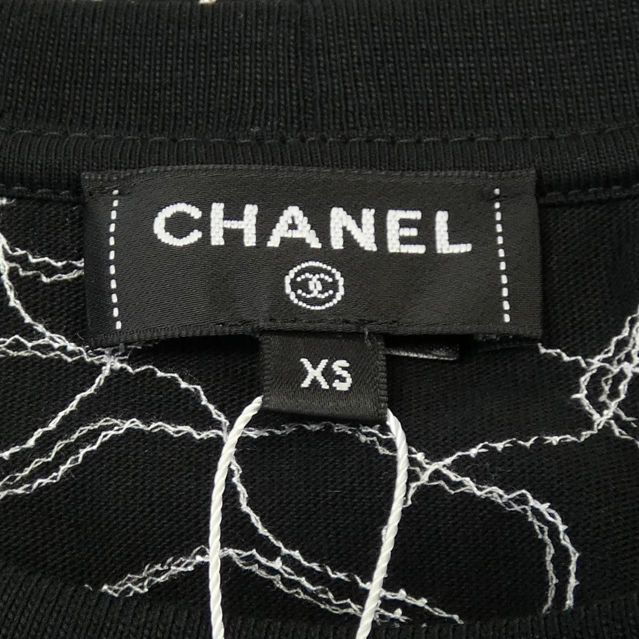 Chanel Chanel Chanel LOOK48 T Shirt Textile T-Shirts P78741K11351 DUTY FREE for USA Size ONE SIZE - 5 Thumbnail