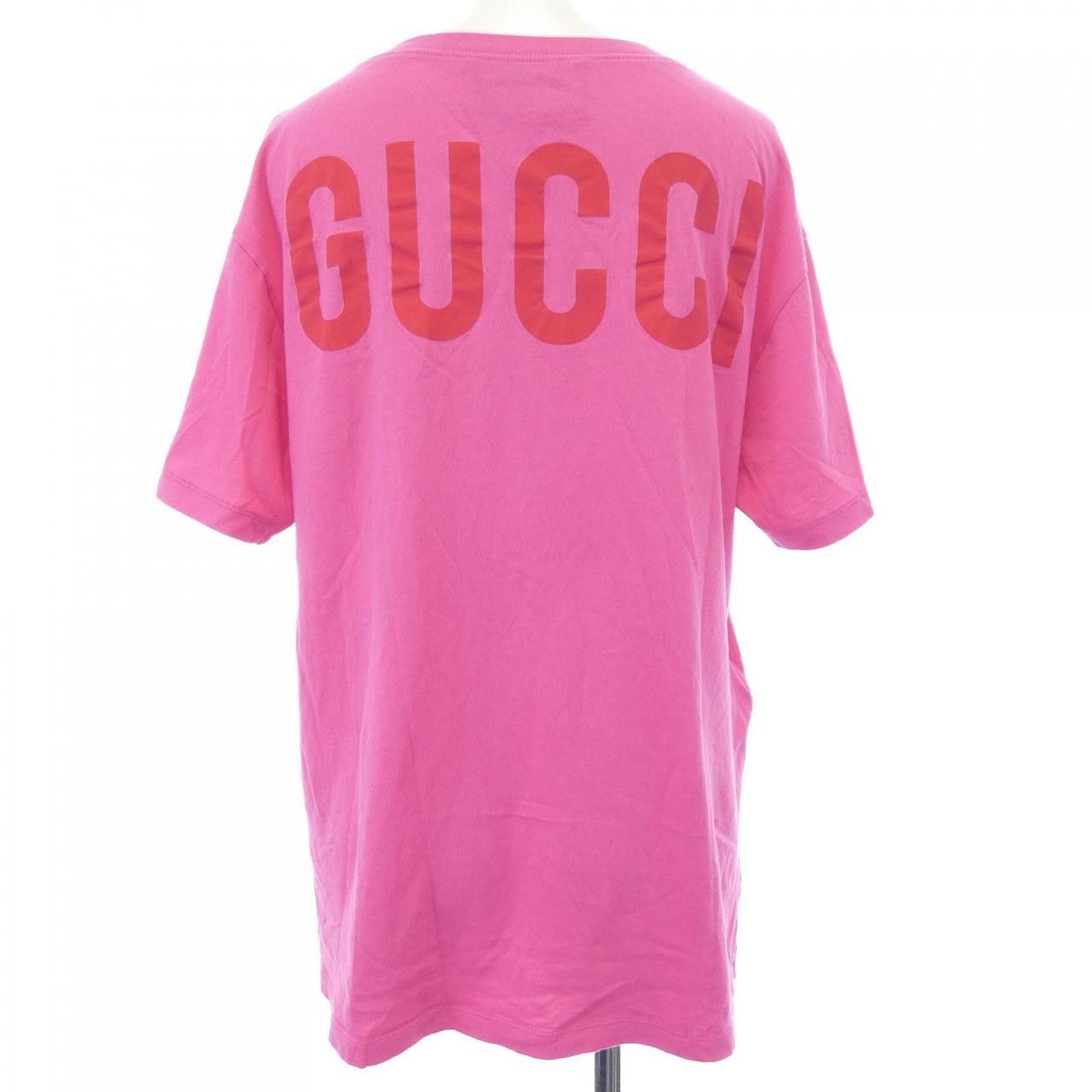 Gucci Gucci Gucci Cotton T Shirt Textile T-Shirts 492347-XJBUO DUTY FREE for USA Size ONE SIZE - 2 Thumbnail