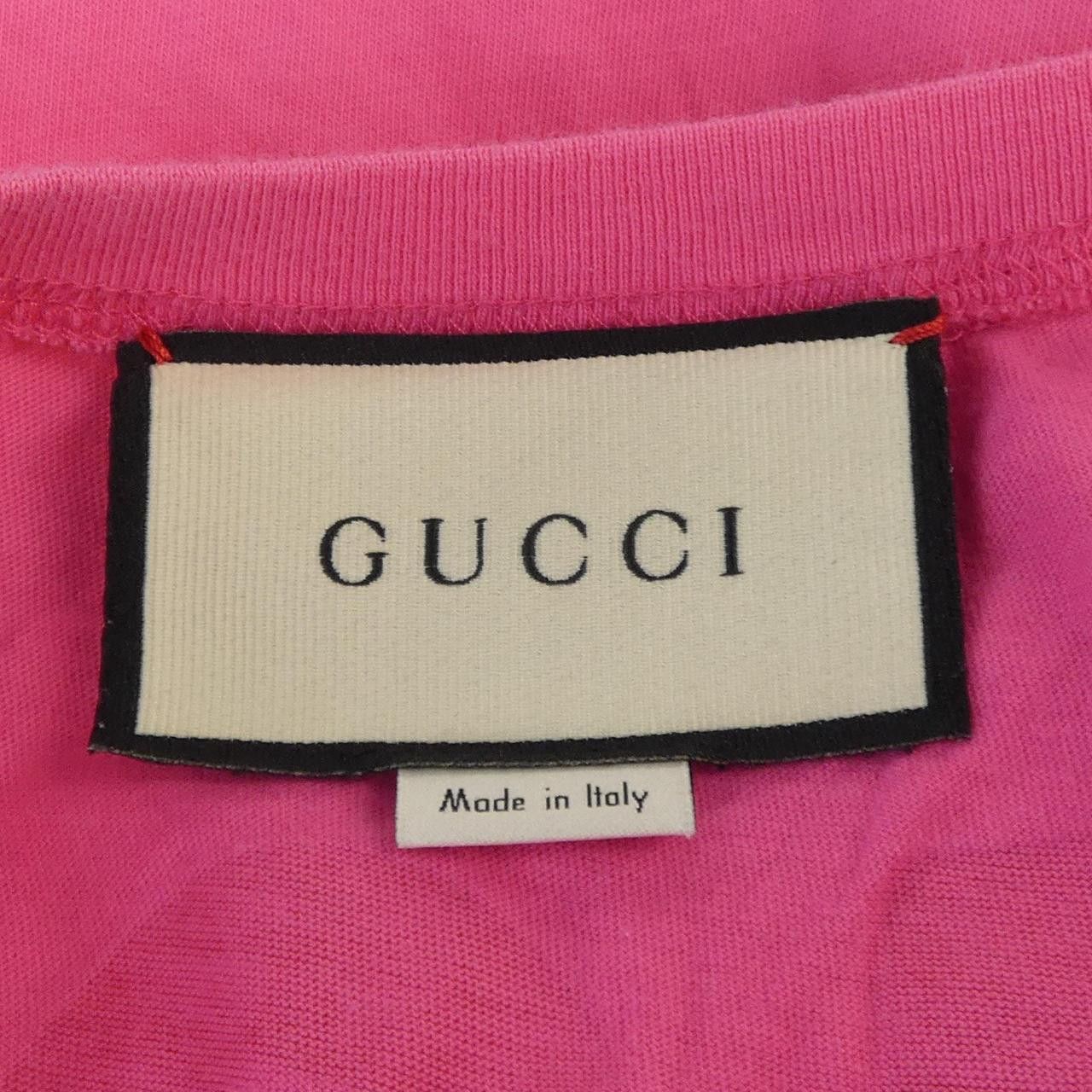 Gucci Gucci Gucci Cotton T Shirt Textile T-Shirts 492347-XJBUO DUTY FREE for USA Size ONE SIZE - 4 Thumbnail