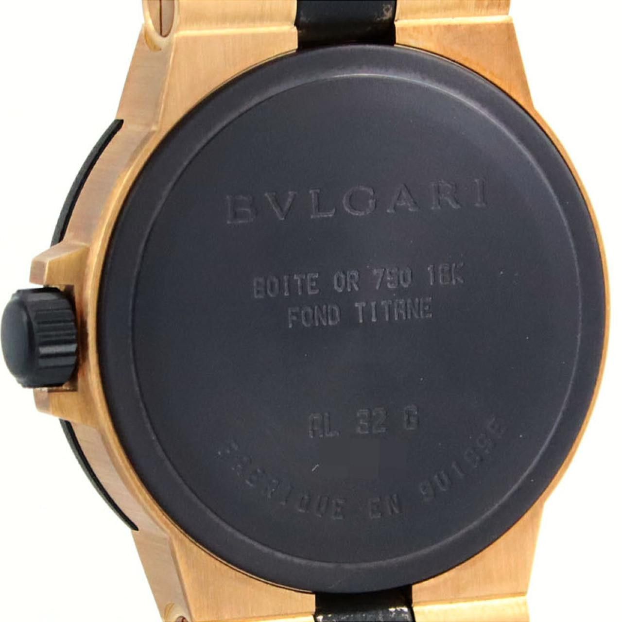 Bvlgari Bvlgari Bvlgari Diagono Yellow Gold Automatic Precious Metal Automatic AL32G DUTY FREE for USA Size ONE SIZE - 5 Thumbnail