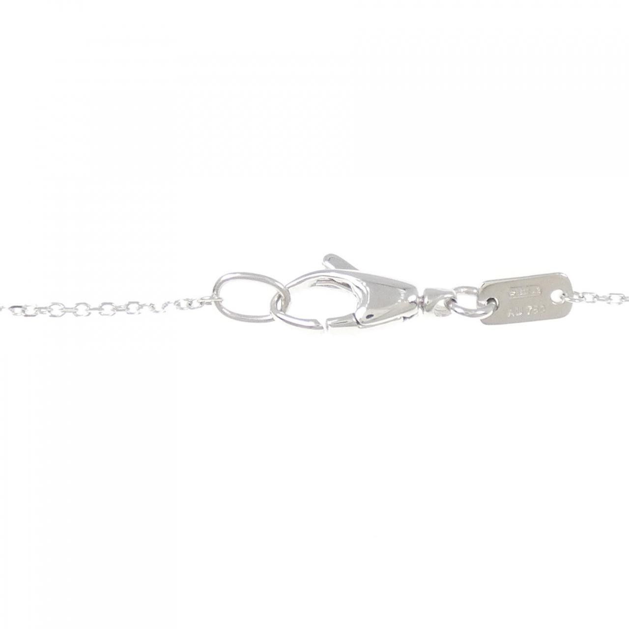 Gucci Gucci Gucci 750 White Gold Cross Diamond Necklace Precious Metal Necklace J8540 DUTY FREE for USA Size ONE SIZE - 5 Thumbnail
