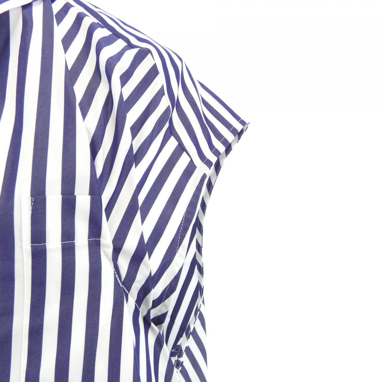 Sacai Sacai Sacai Stripe Shirt Textile Tops 24-07253 DUTY FREE for USA Size ONE SIZE - 6 Thumbnail