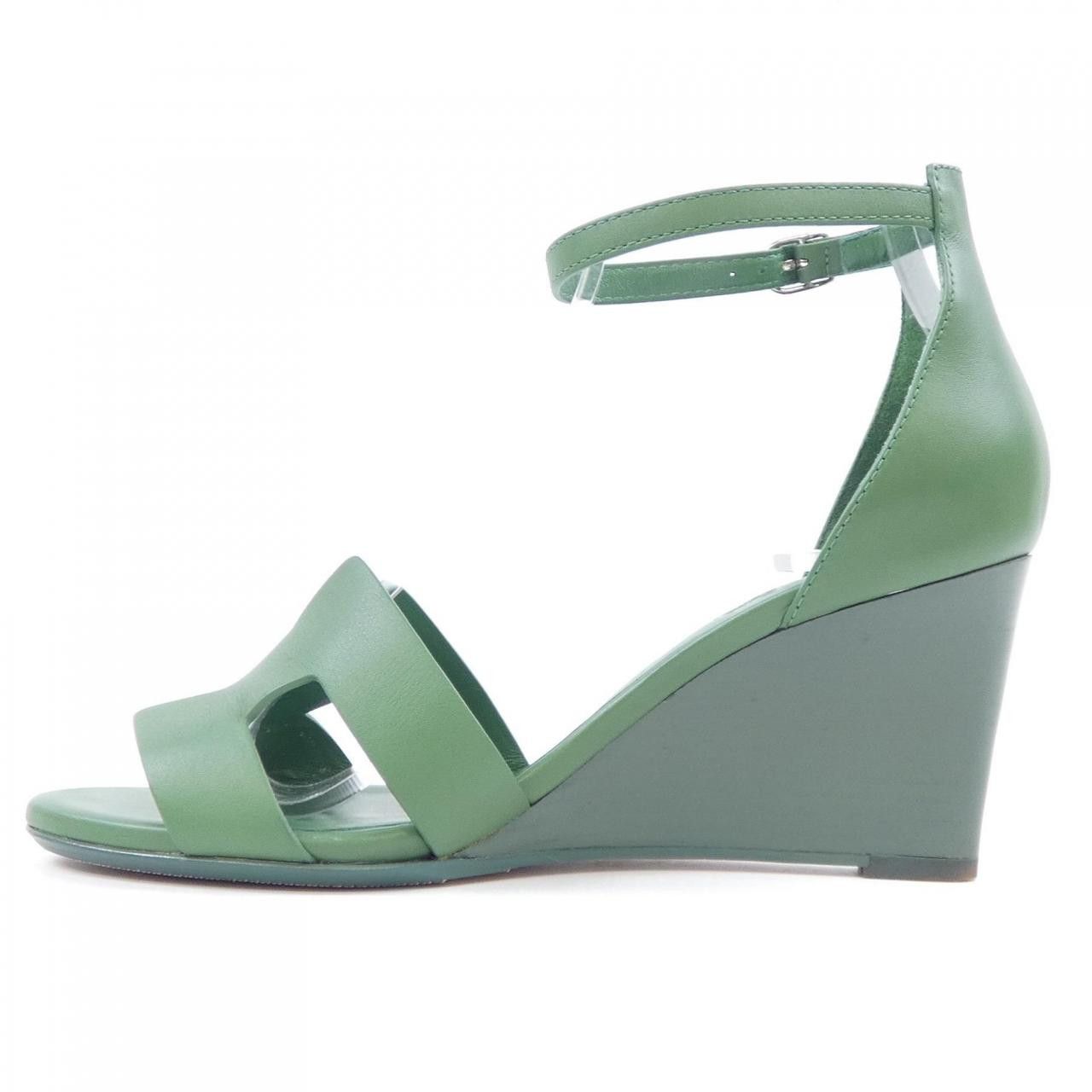 Hermes Hermes Hermes LEGEND Calf Sandals Leather Shoes DUTY FREE for USA Size ONE SIZE - 2 Thumbnail