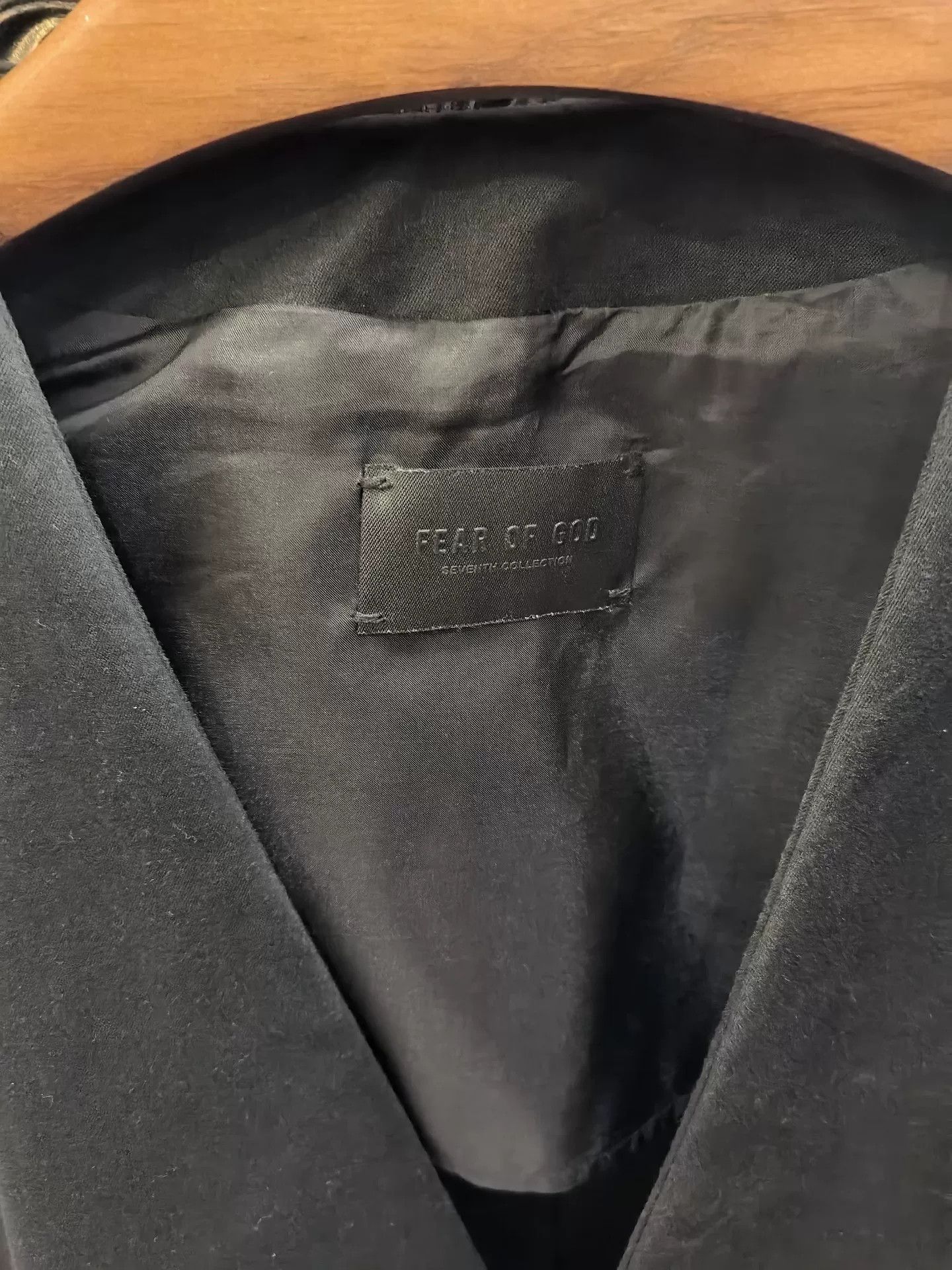 Fear of God FEAR OF GOD Season 7 Black Collarless Blazer Size US M / EU 48-50 / 2 - 4 Thumbnail