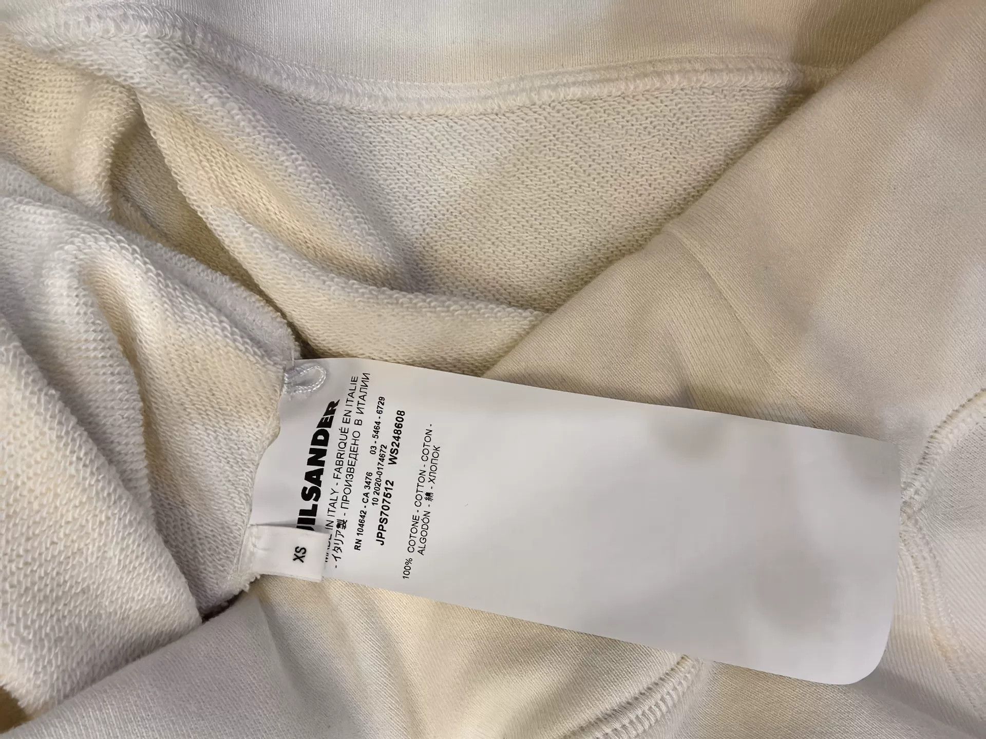 Jil Sander Jilsander White Sweatshirt Size M / US 6-8 / IT 42-44 - 3 Thumbnail
