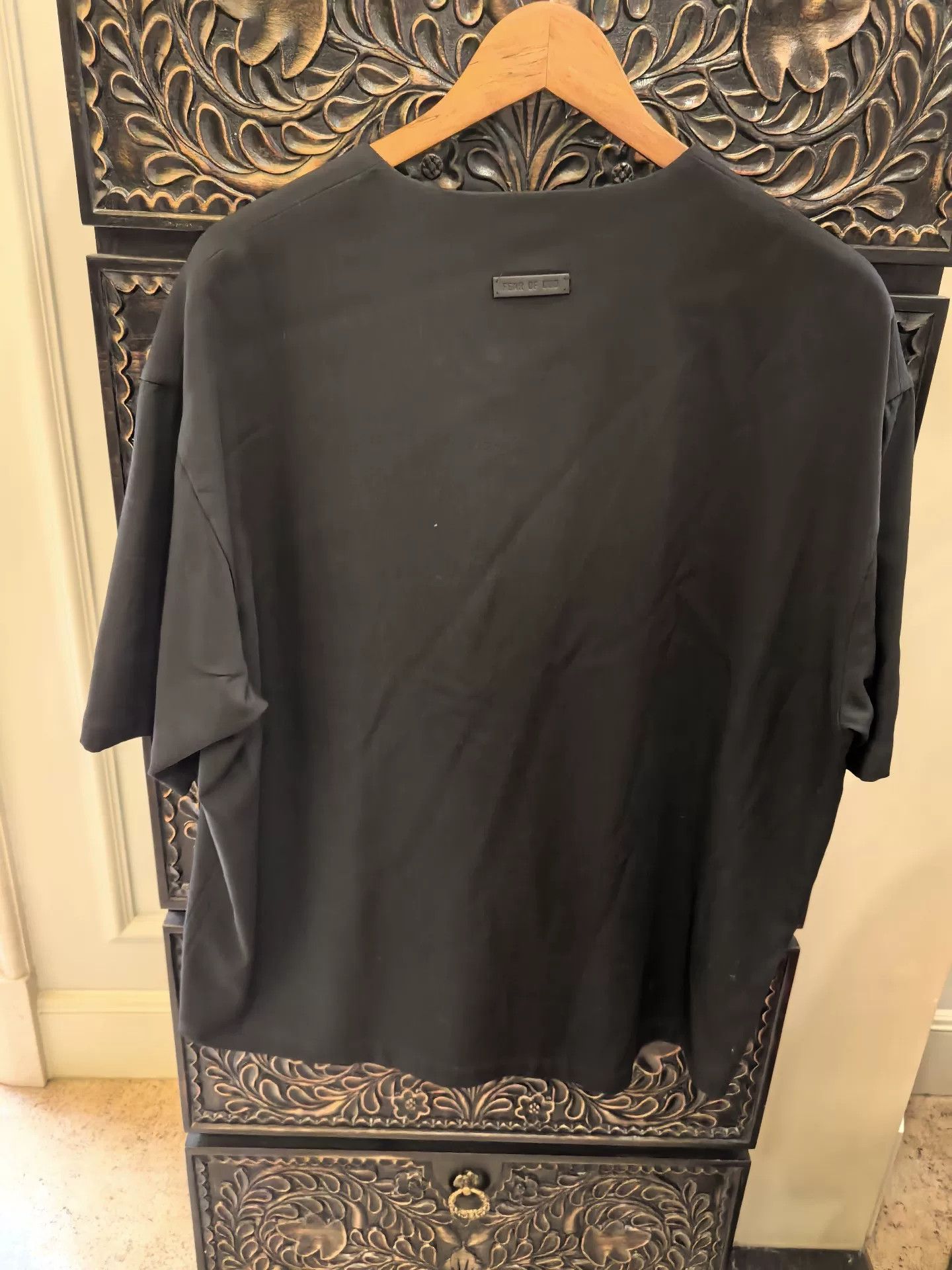 Fear of God Fear of God Black Short-Sleeve T-Shirt Size US XS / EU 42 / 0 - 2 Thumbnail