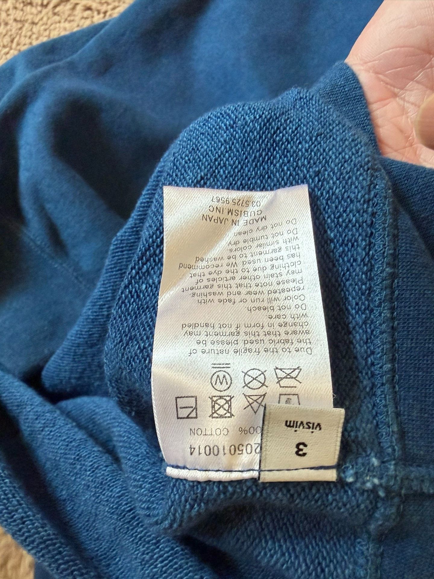 Visvim visvim ict Indigo Dyed Sweatshirt Size 3 Size US L / EU 52-54 / 3 - 3 Thumbnail