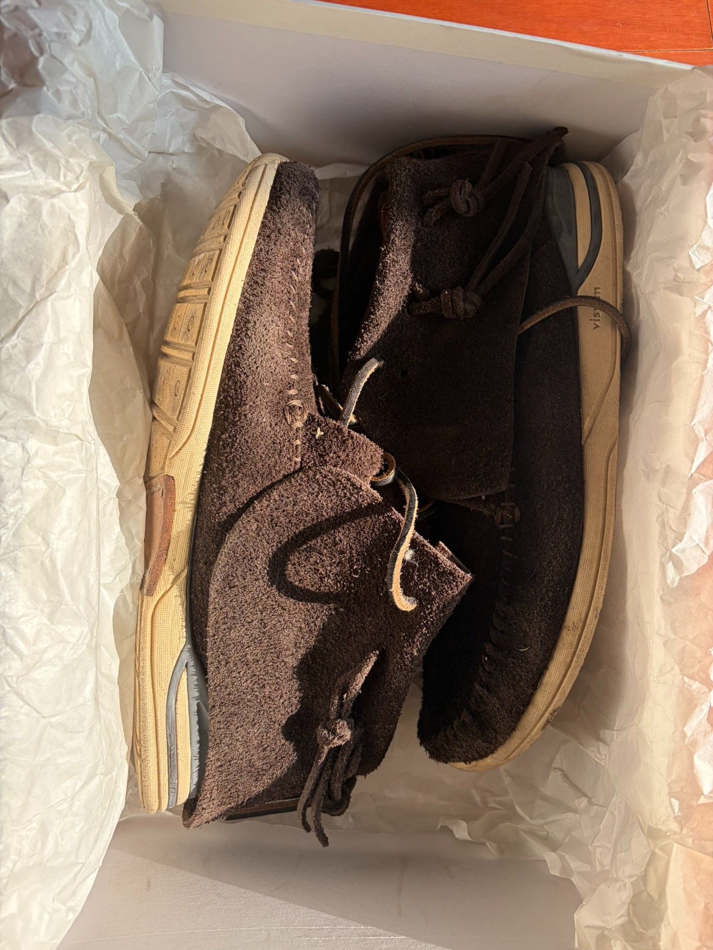 Visvim visvim fbt lgamo-folk dk.brown m10 Size US 10 / EU 43 - 2 Thumbnail