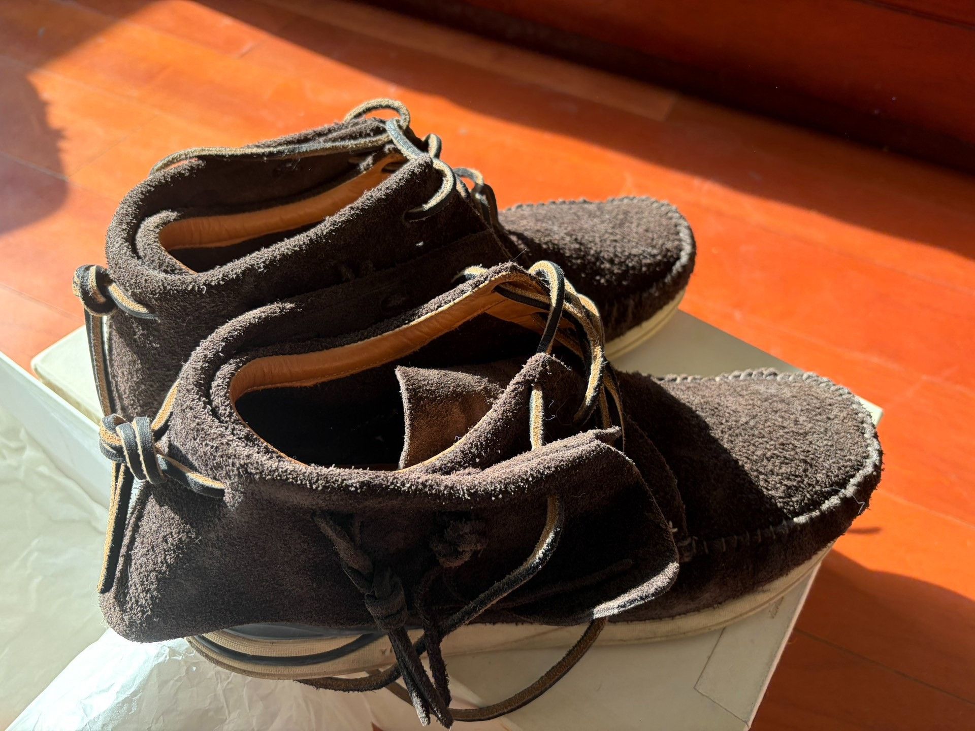 Visvim visvim fbt lgamo-folk dk.brown m10 Size US 10 / EU 43 - 3 Thumbnail